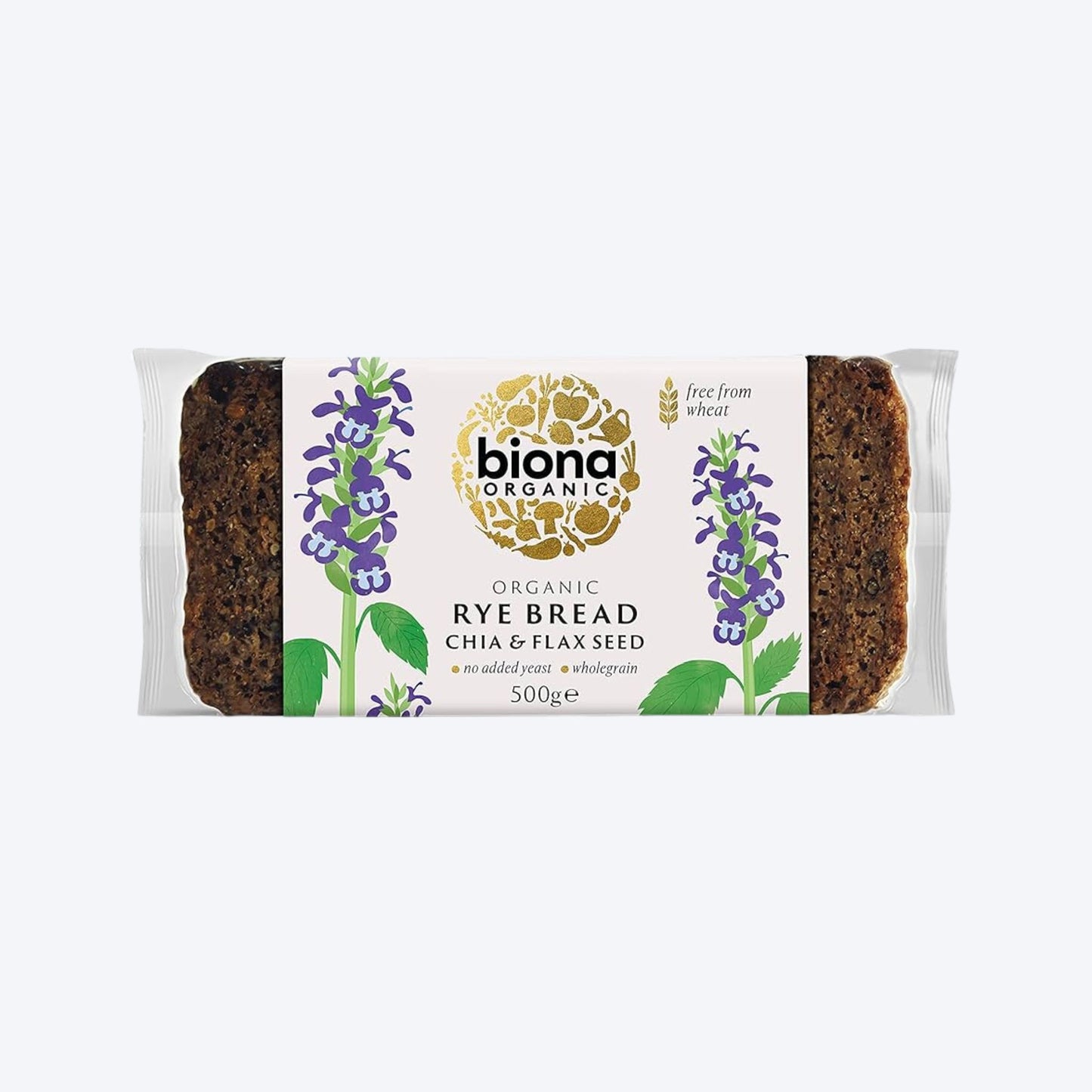 Biona Organic Rye Bread with Chia and Flax Seed 500g