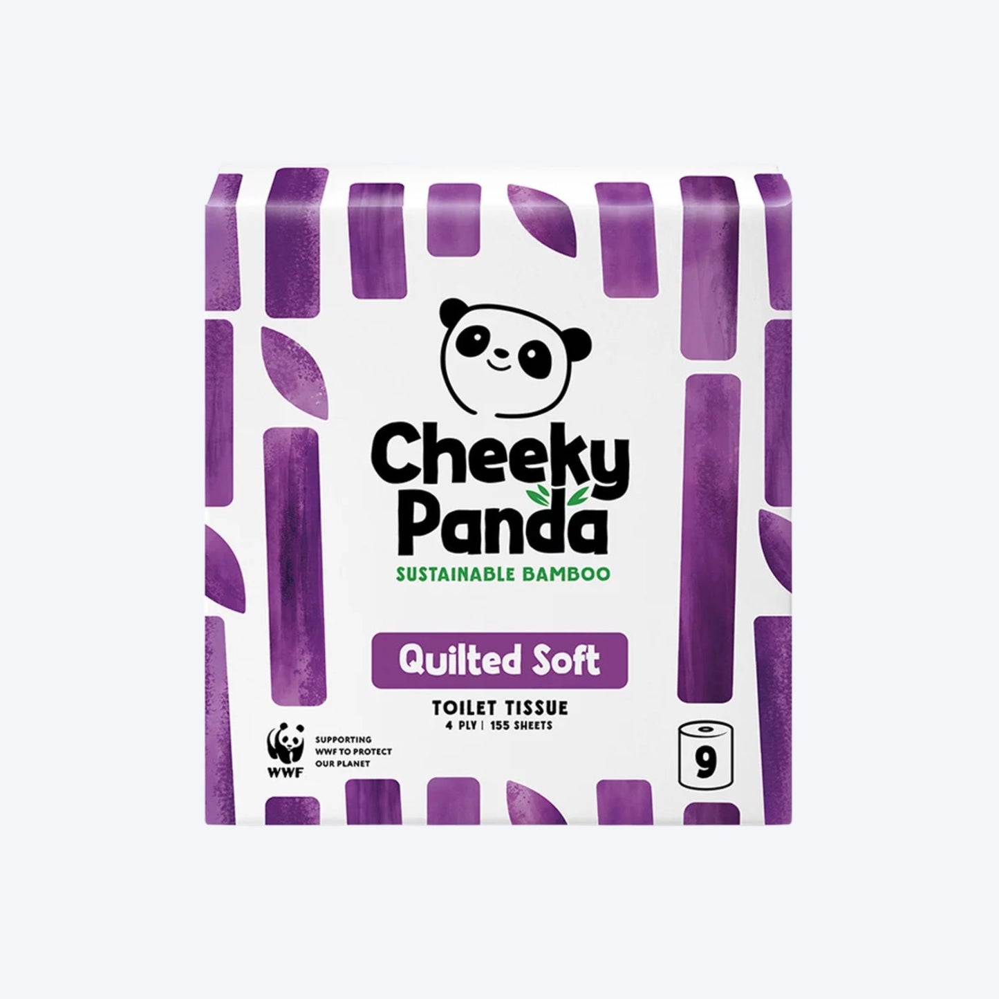 Cheeky Panda Bamboo Quilted Toilet Rolls x9