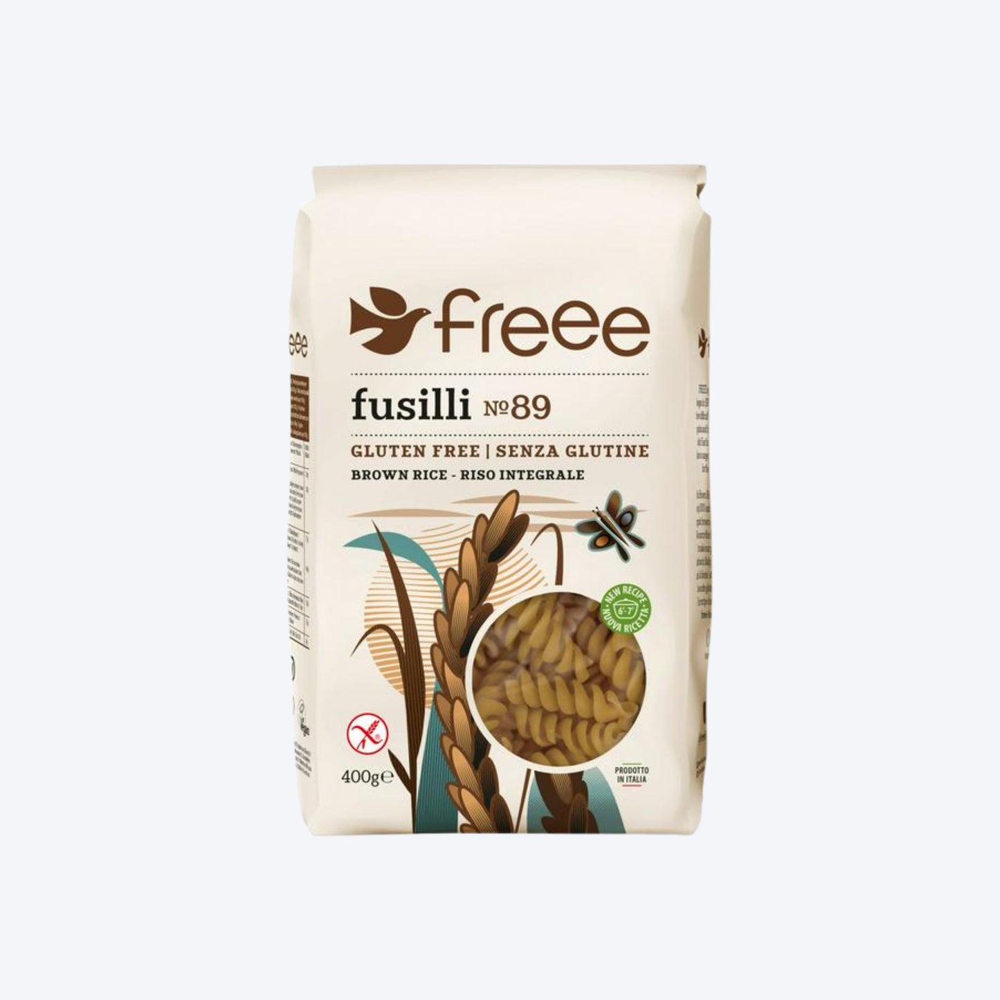 Doves Farm Brown Rice Fusilli Pasta 400g