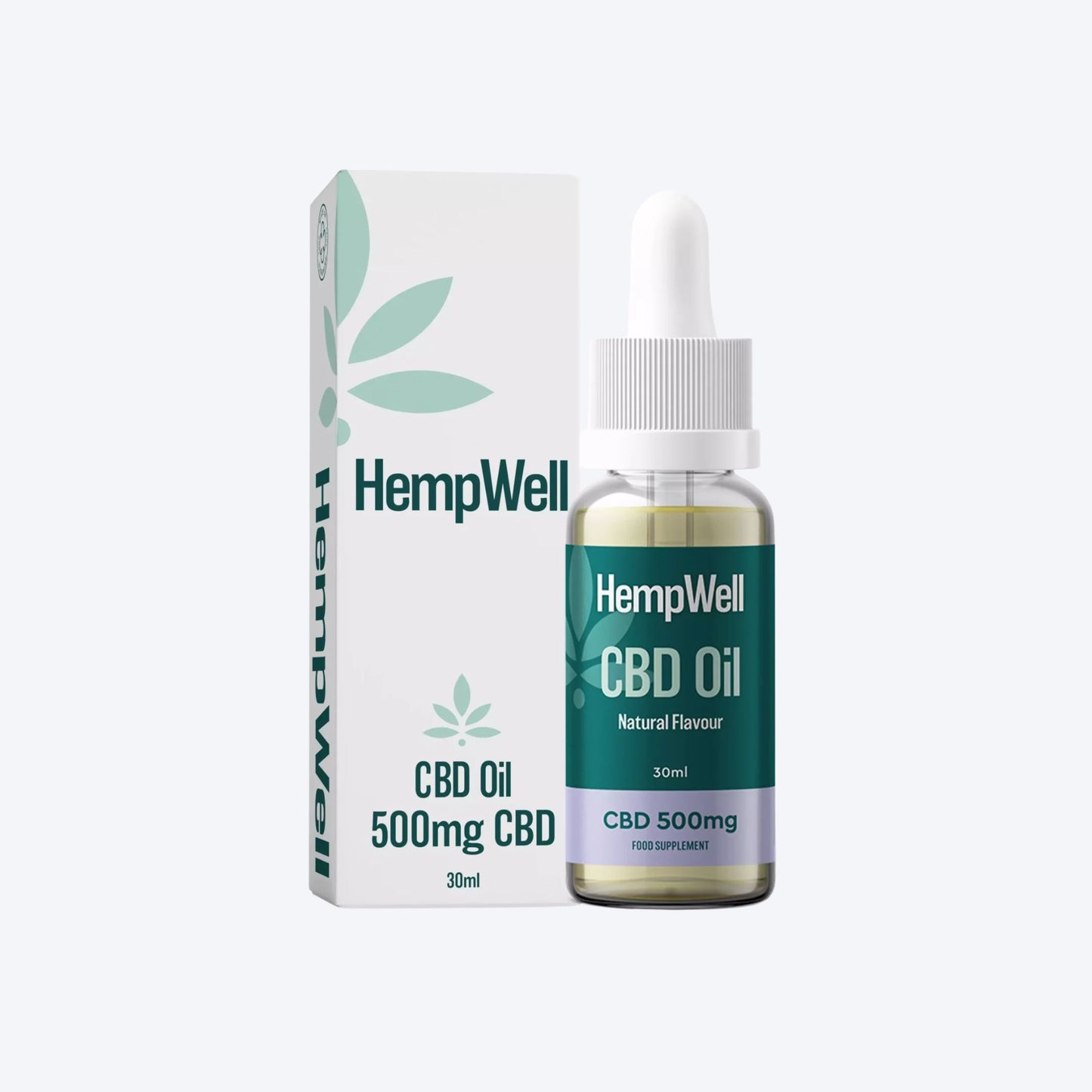 HempWell CBD Oil | 500mg CBD | 30ml Bottle