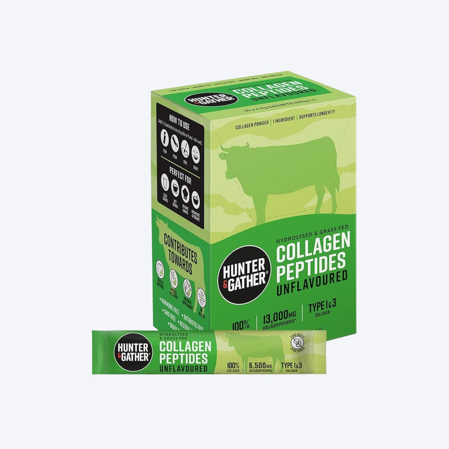 Hunter Gather Bovine Collagen Peptides Sachets x30 (Copy)