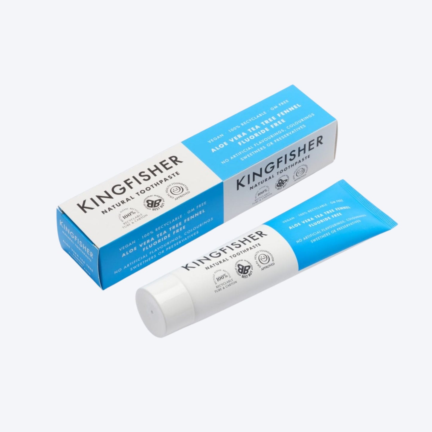 Kingfisher Flouride Aloe, Fennel & Tea tree Flouride Free Toothpaste