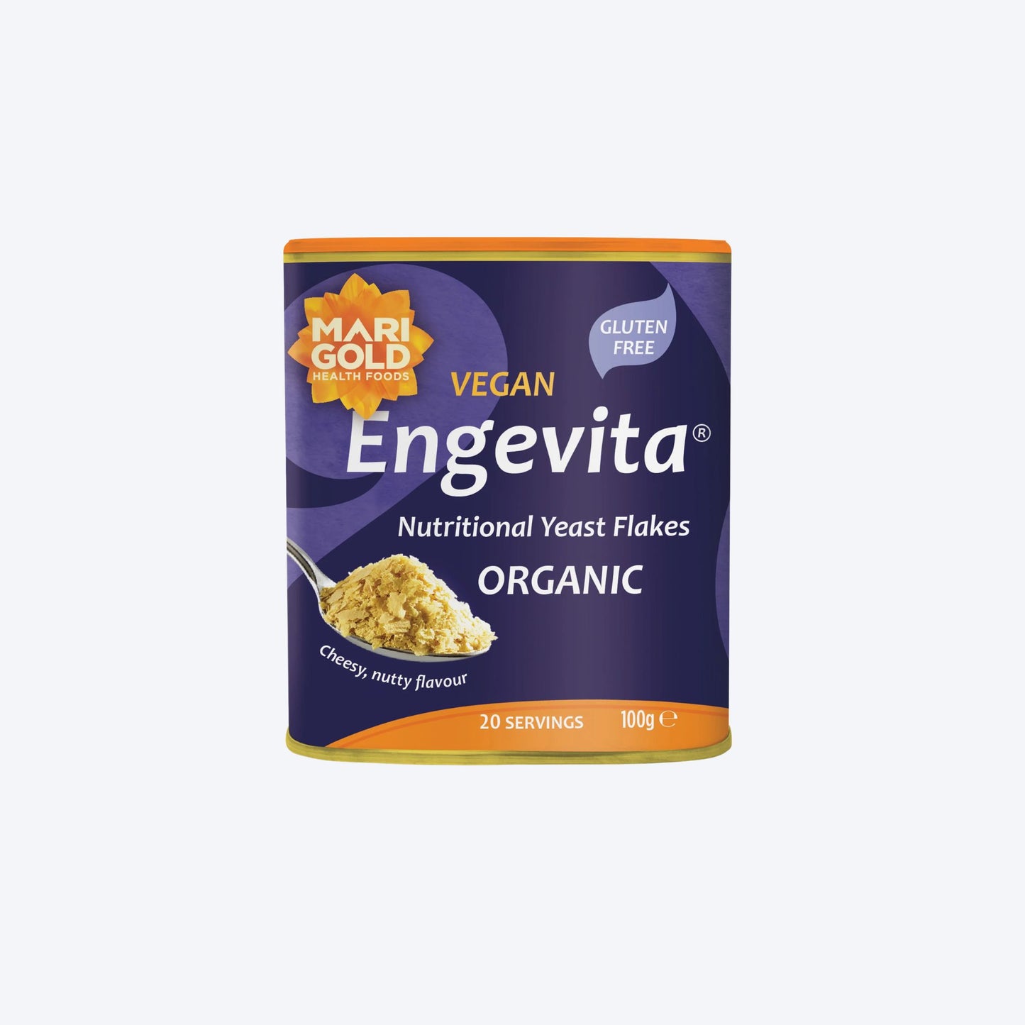 Marigold Organic Engevita Yeast Flakes 125g -savoury