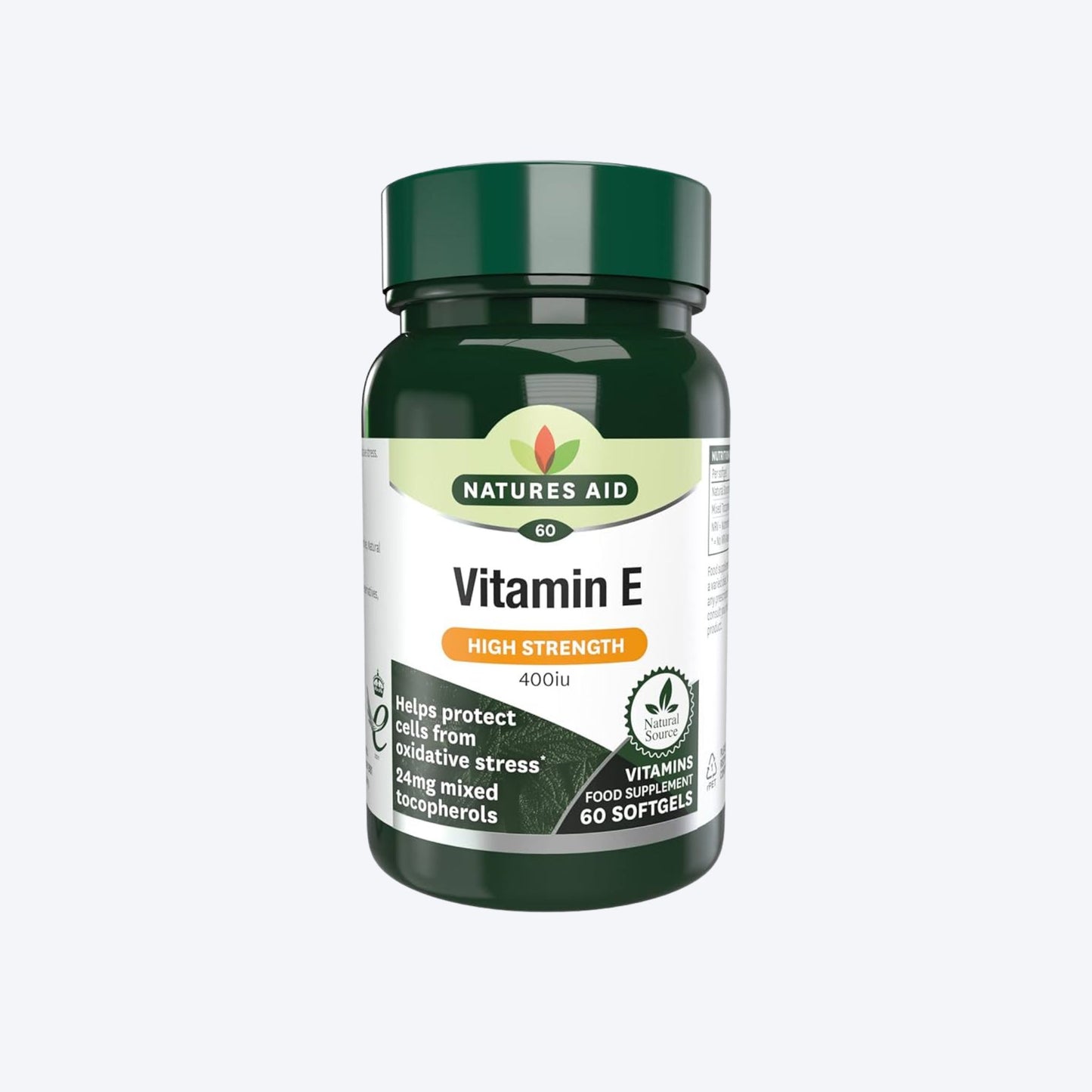 Natures Aid Vitamin E 400iu 60 SoftGels