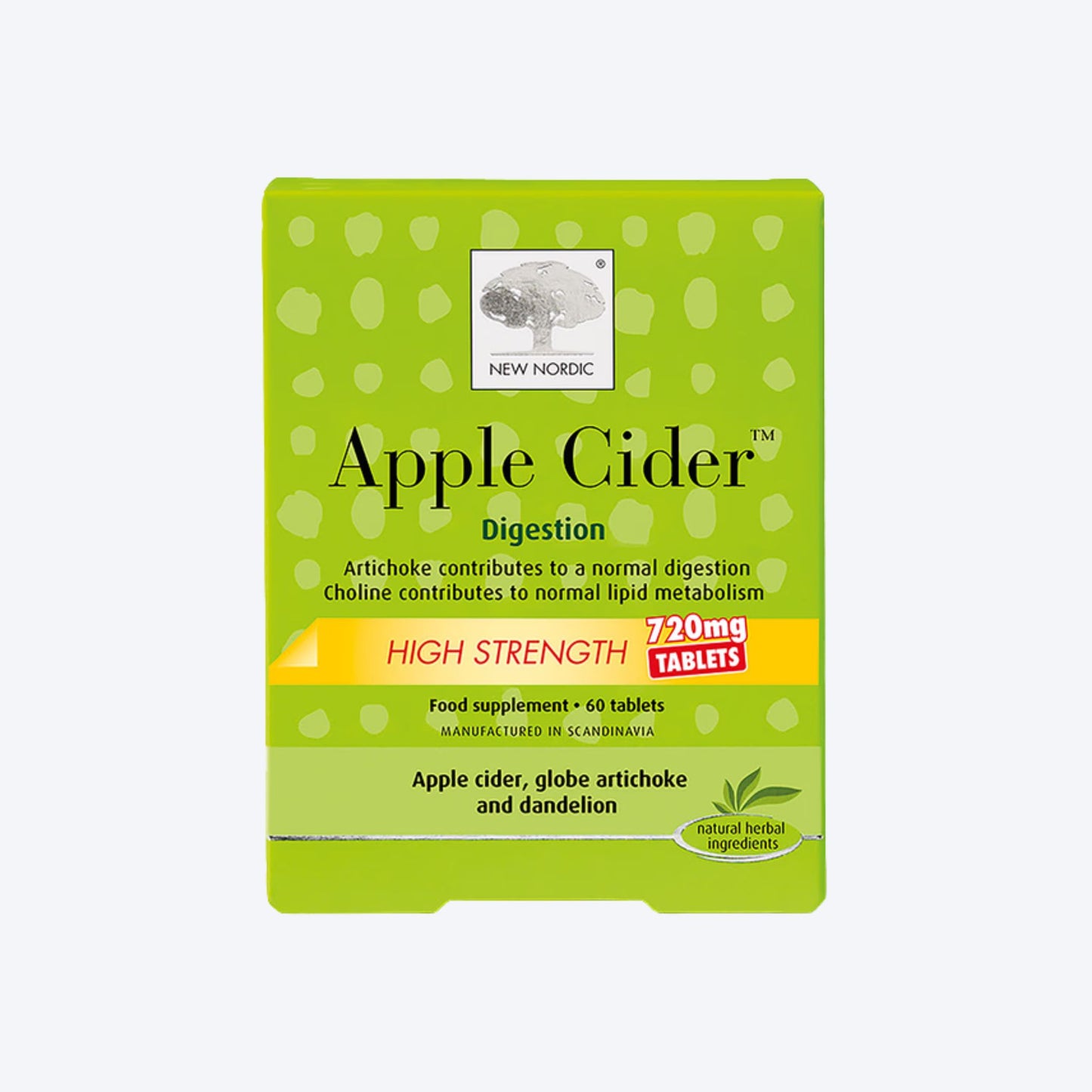 New Nordic Apple Cider 720mg 30 Tabs