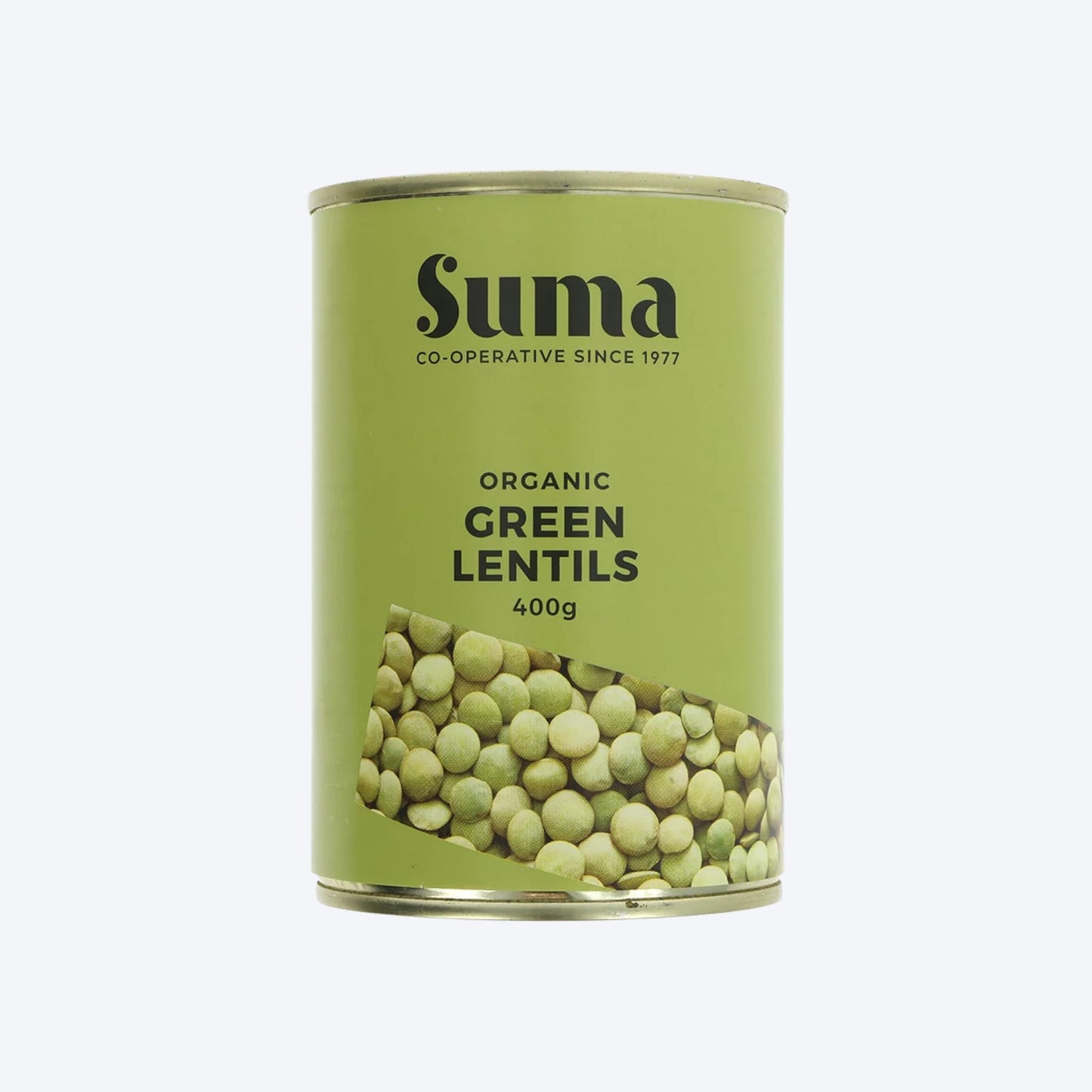 Suma Organic Green Lentils 400g Tin