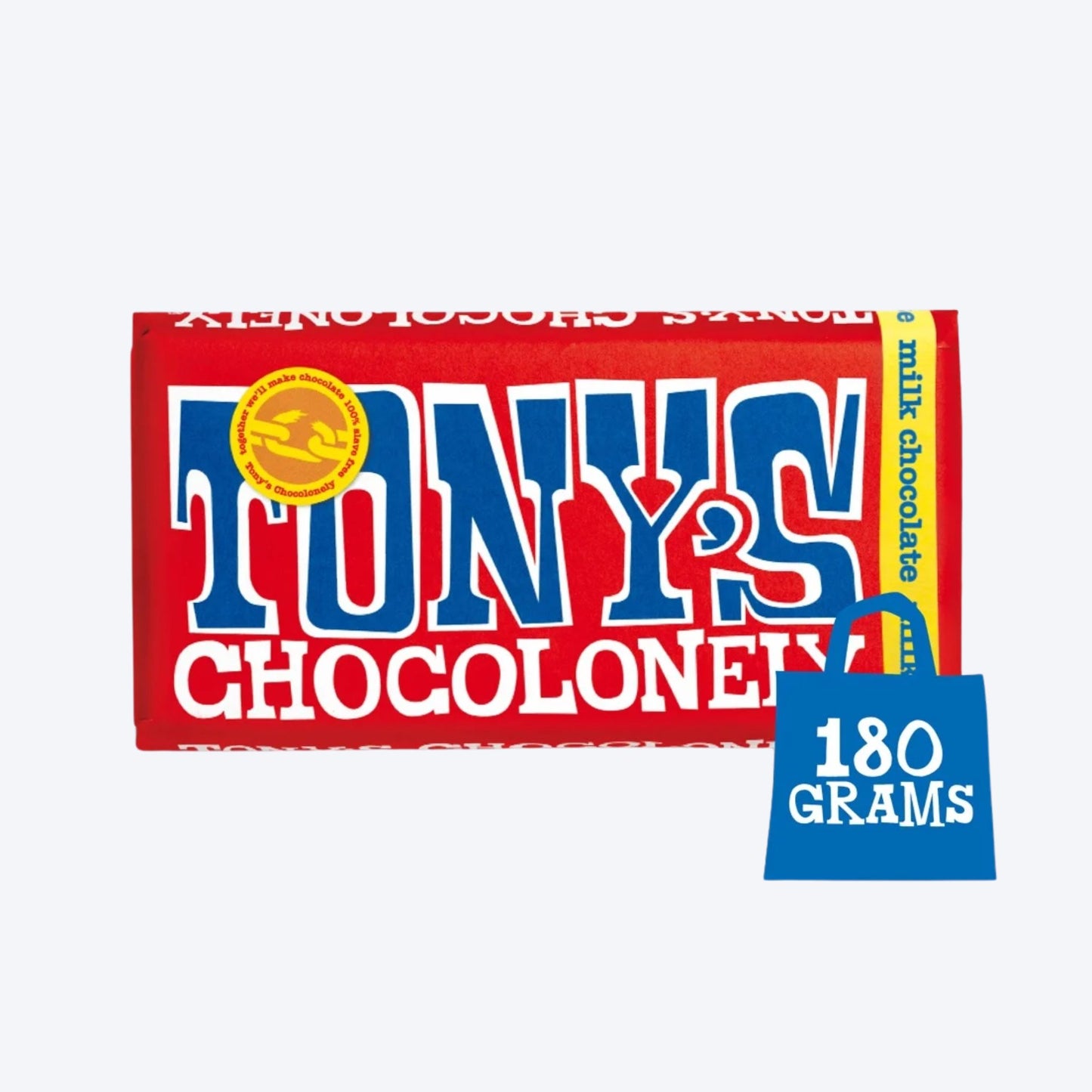 Tony's Chocolonely Milk Chocolate 180g Bar