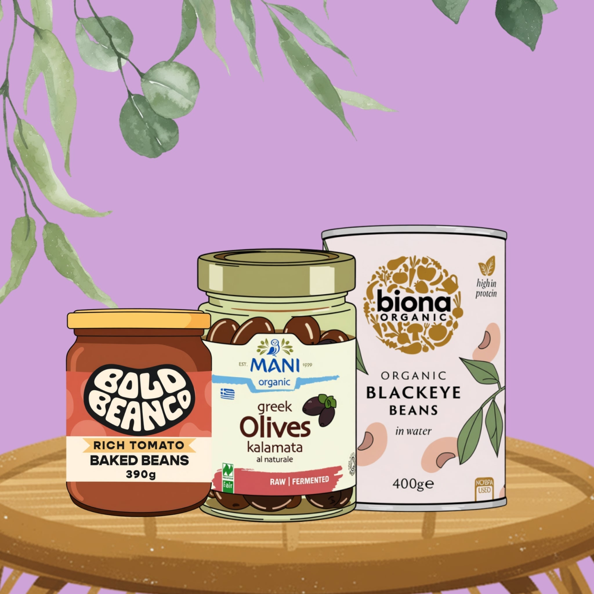 Organic Tins & Jars