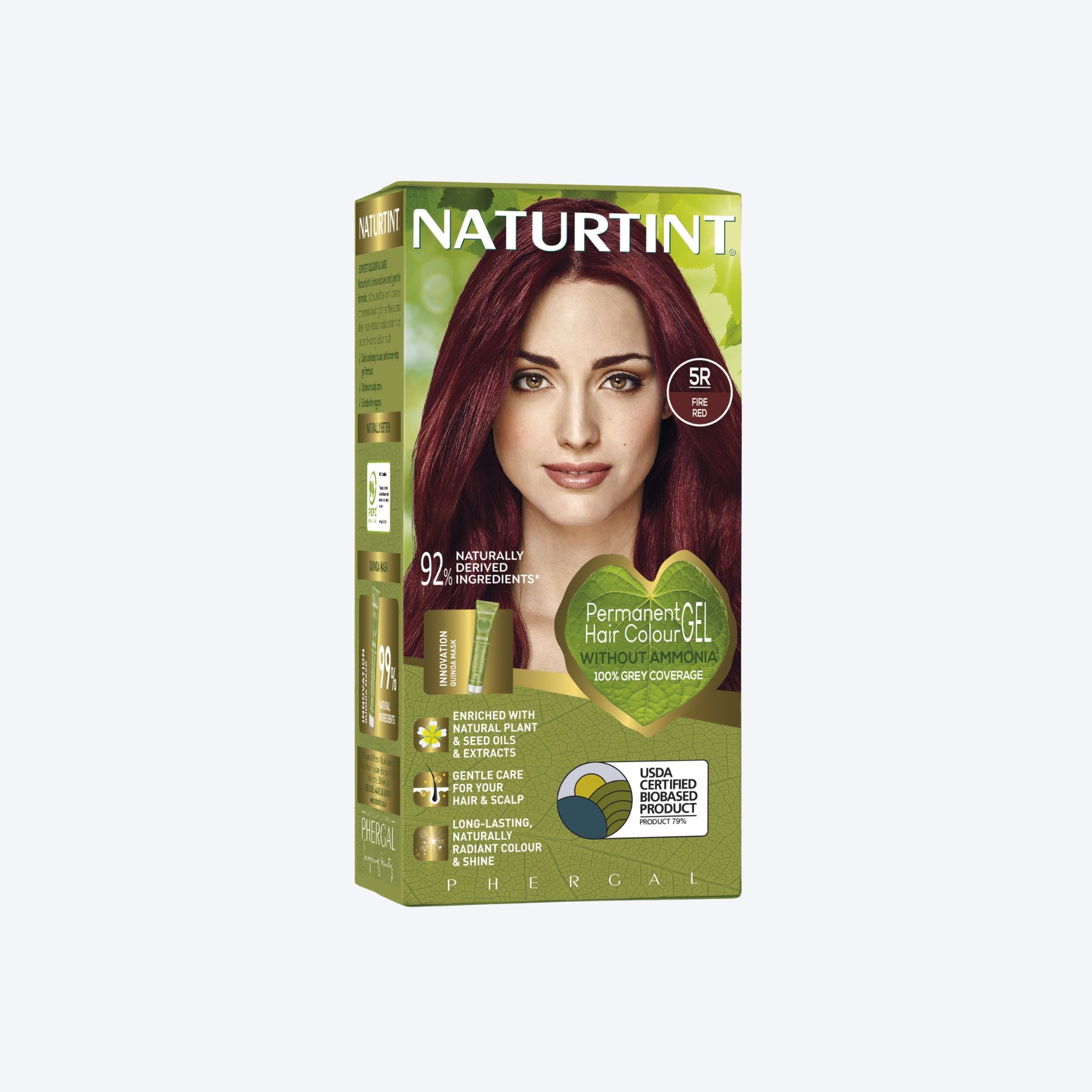 NaturTint Hair Dye - Fire Red (5R)