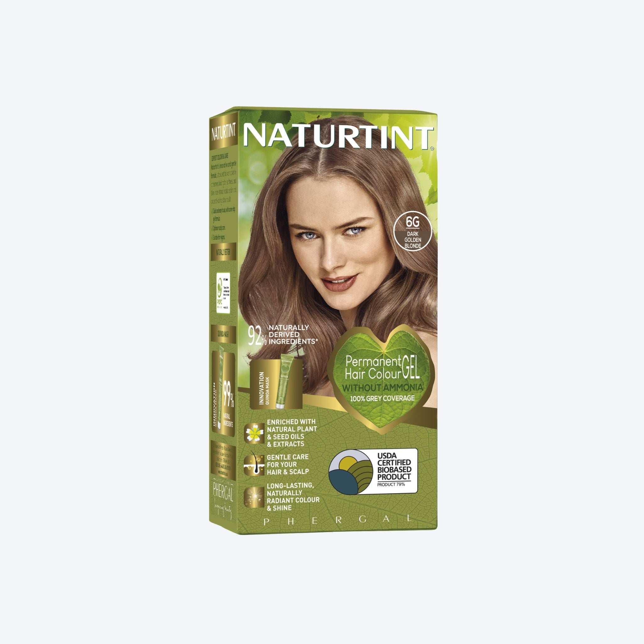 NaturTint Hair Dye - Dark Golden Blonde (6G)