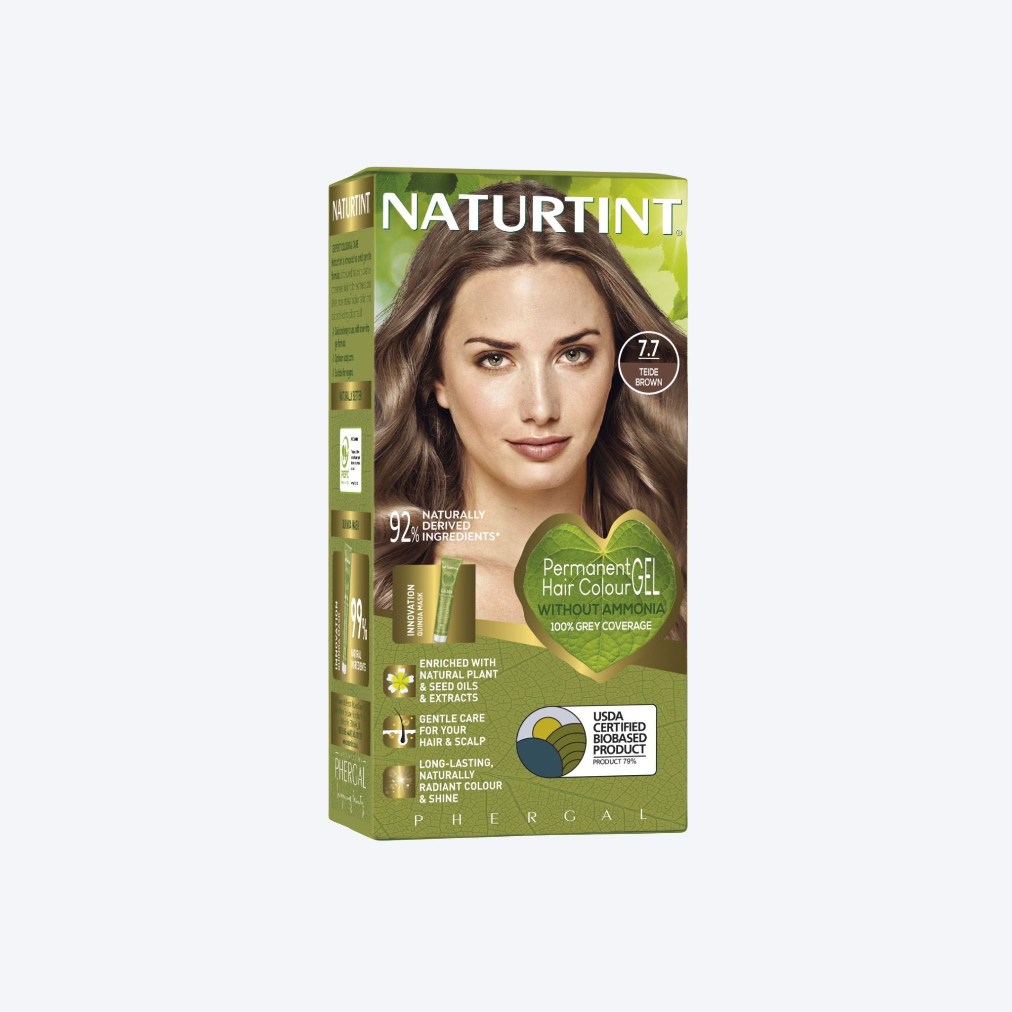NaturTint Hair Dye - Teide Brown (7.7)