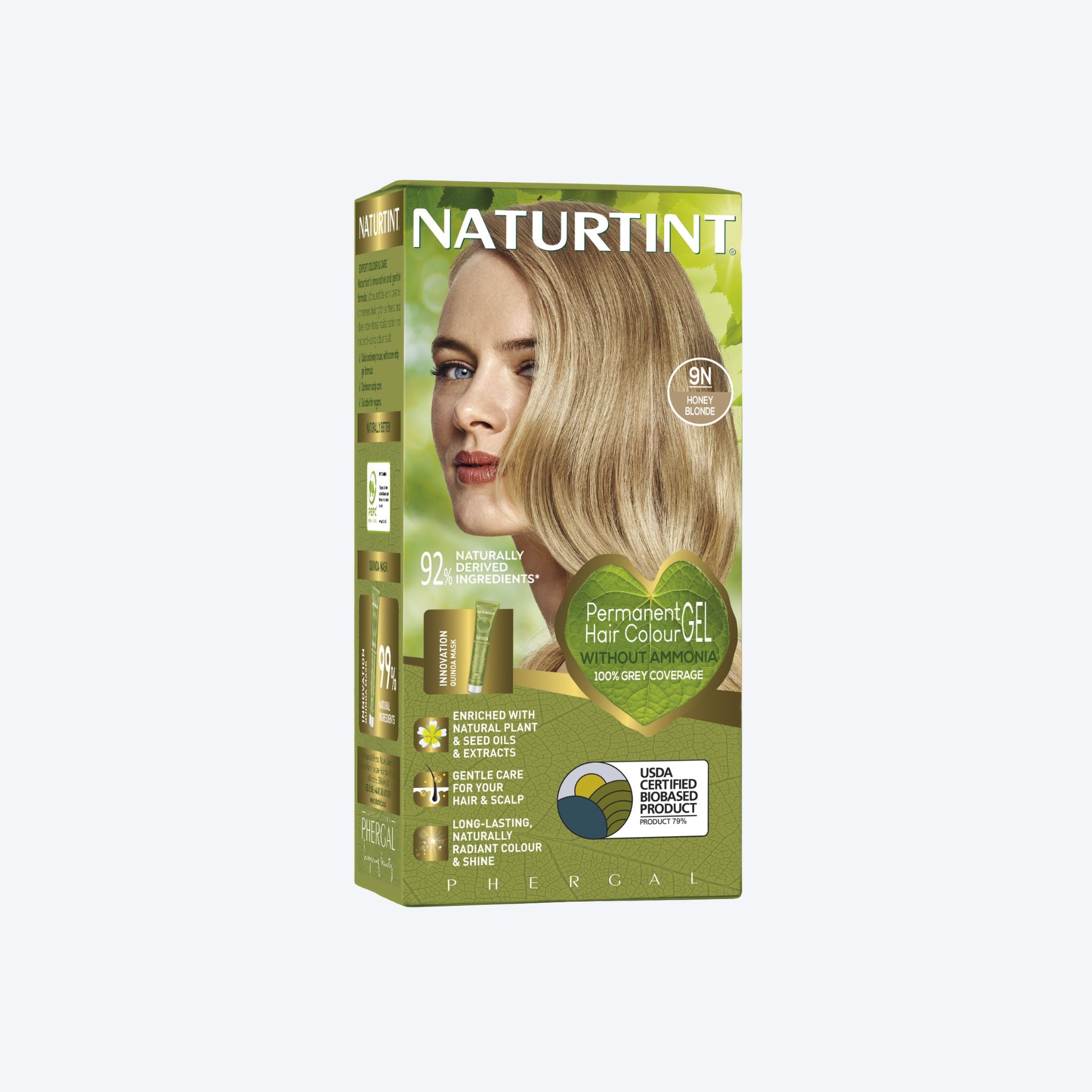 NaturTint Hair Dye - Honey Blonde (9N)