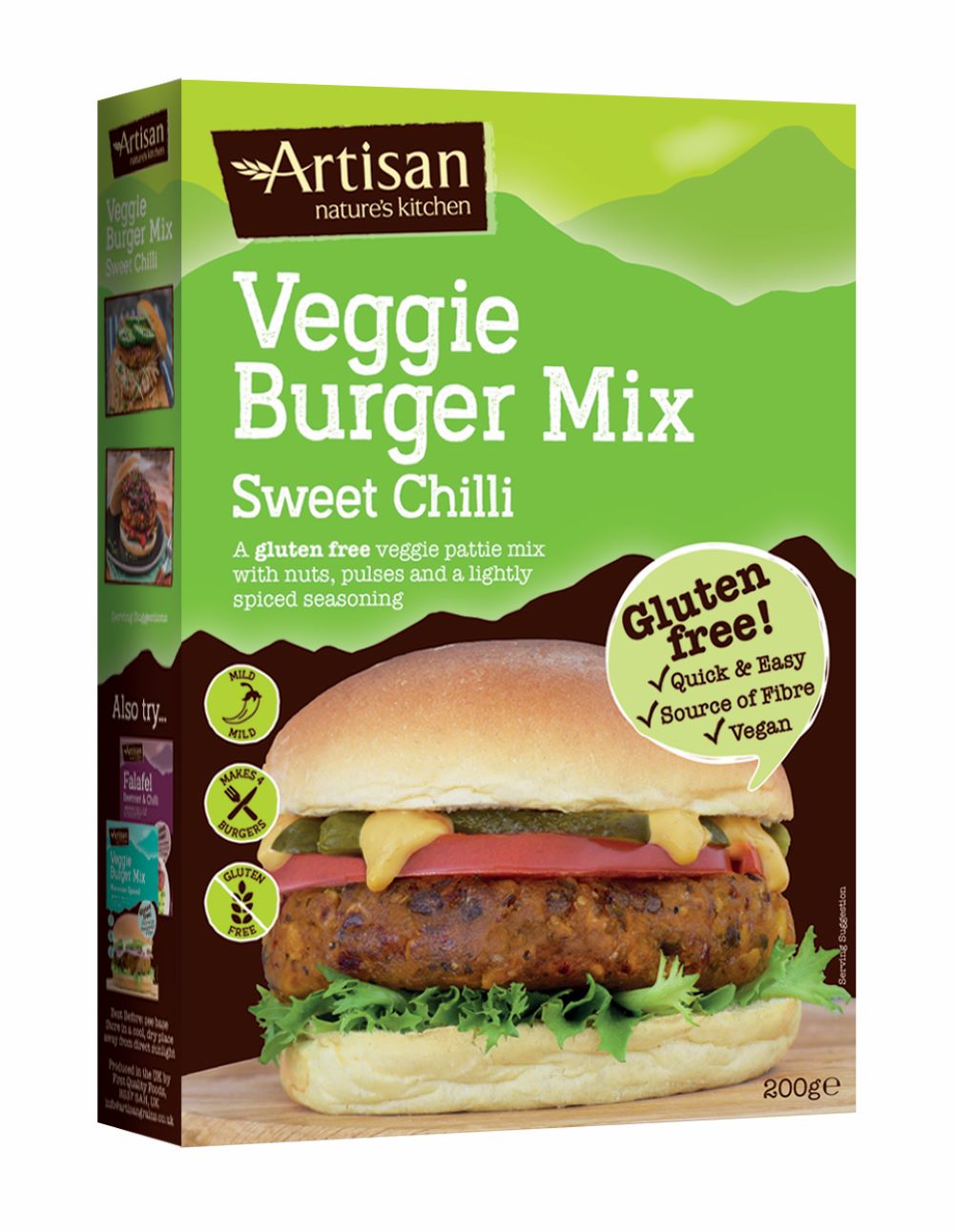 Artisan Veggie Burger Mix -Sweet Chilli 200g