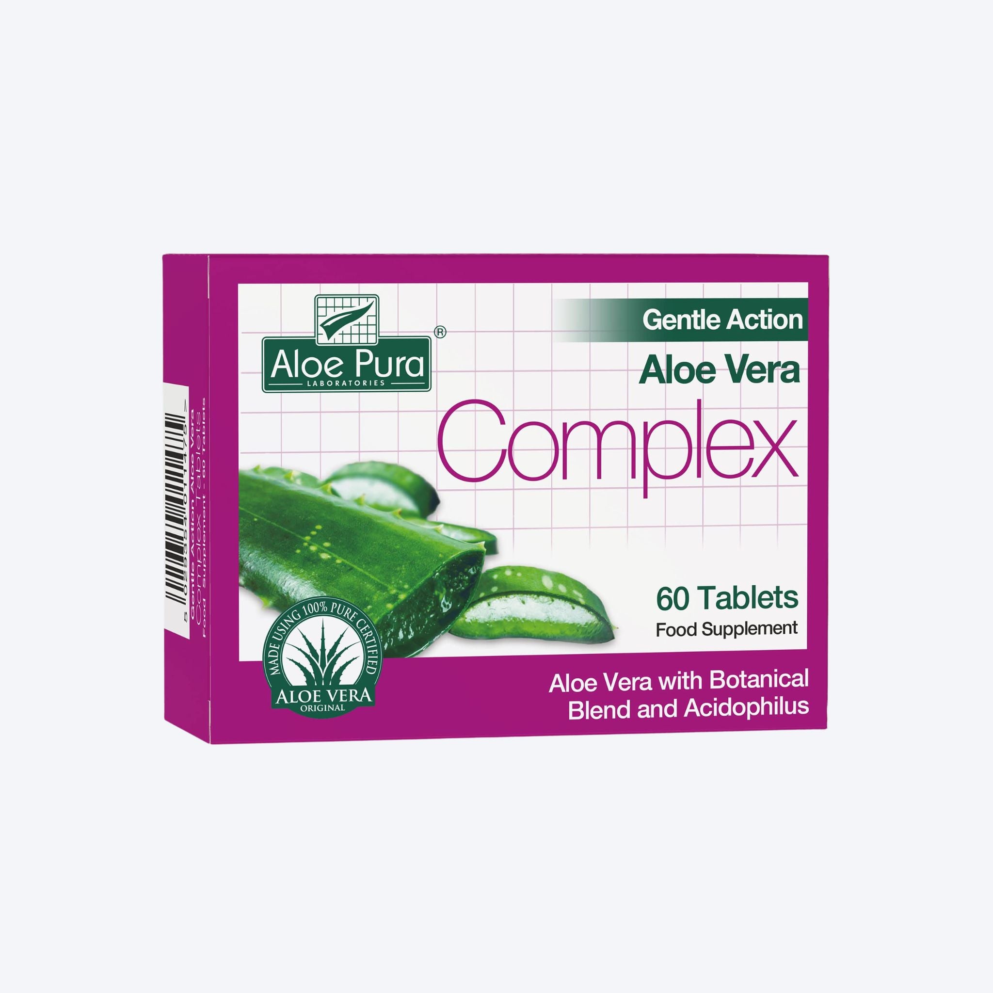 Aloe Pura Complex Gentle Action 60 Tabs