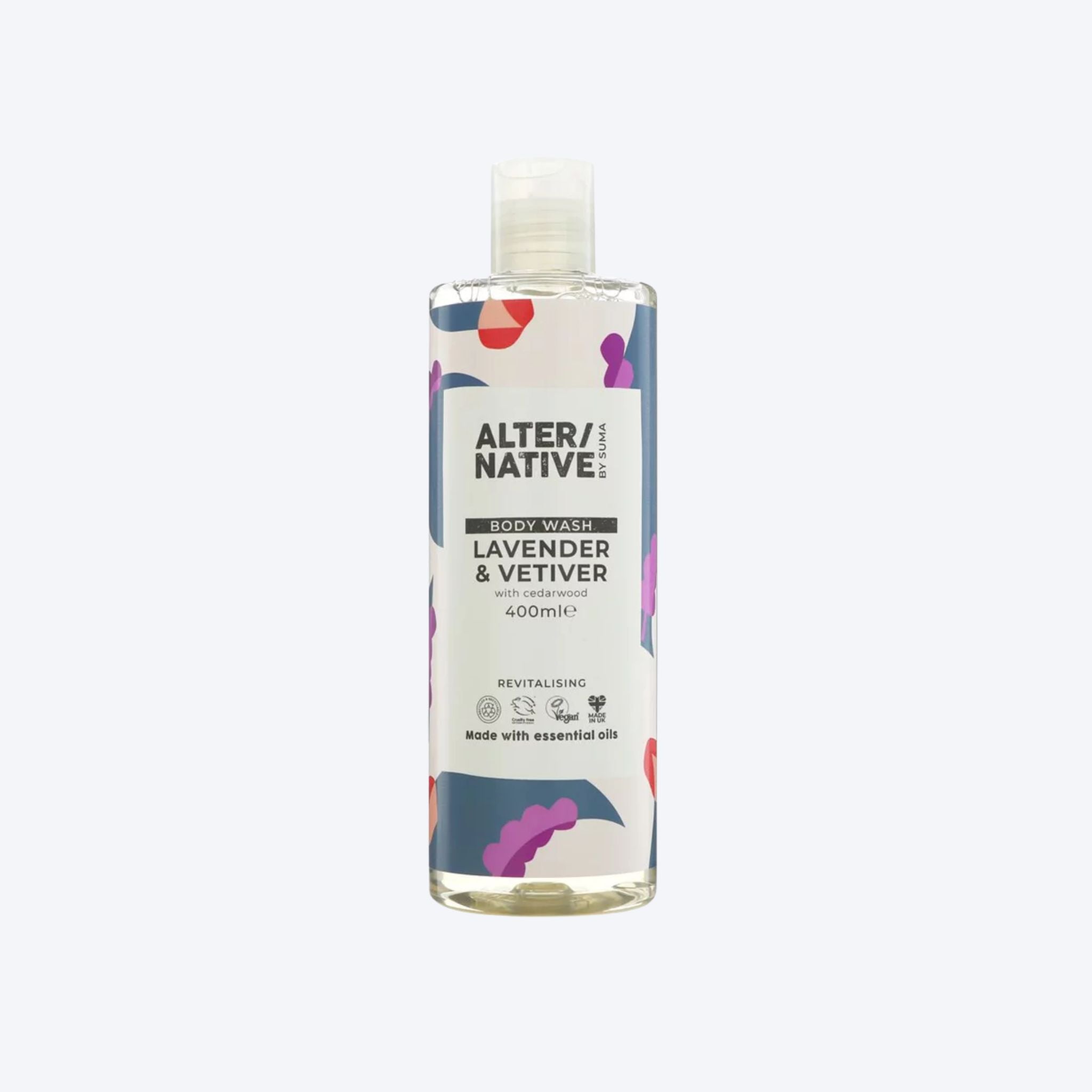 Alter / Native By Suma Lavender & Vetiver with Cedarwood Body Wash 400ml