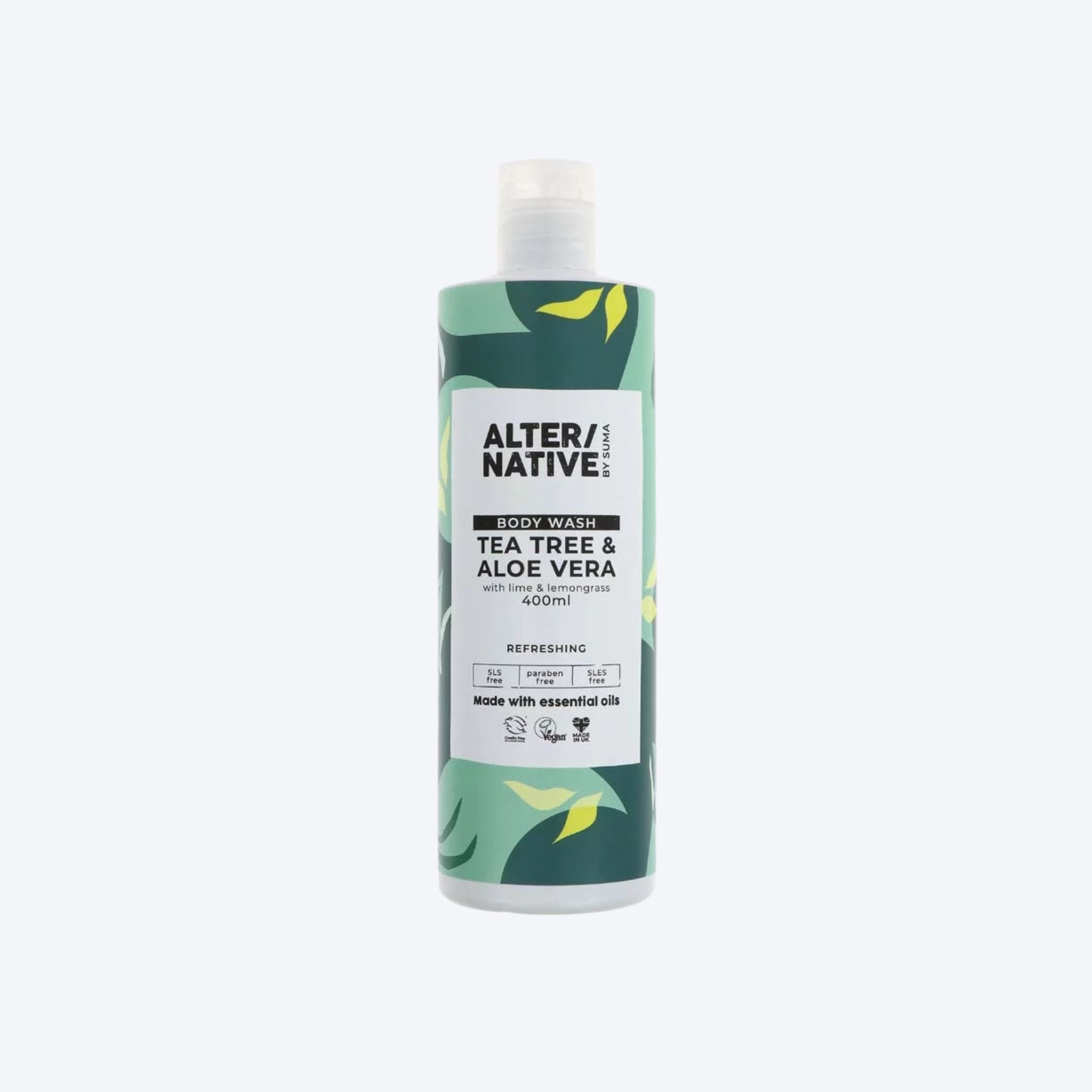 Alter / Native By Suma Tea Tree, Aloe Vera, Lime and Lemongrass Body Wash 400ml