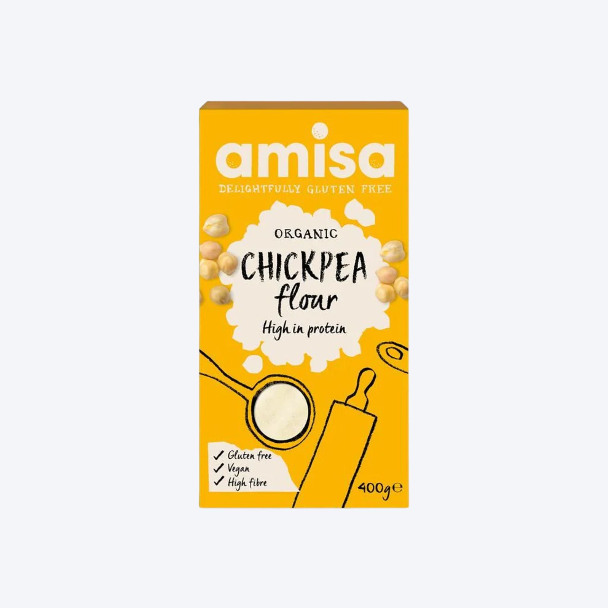 Amisa Organic Chickpea Flour 400g