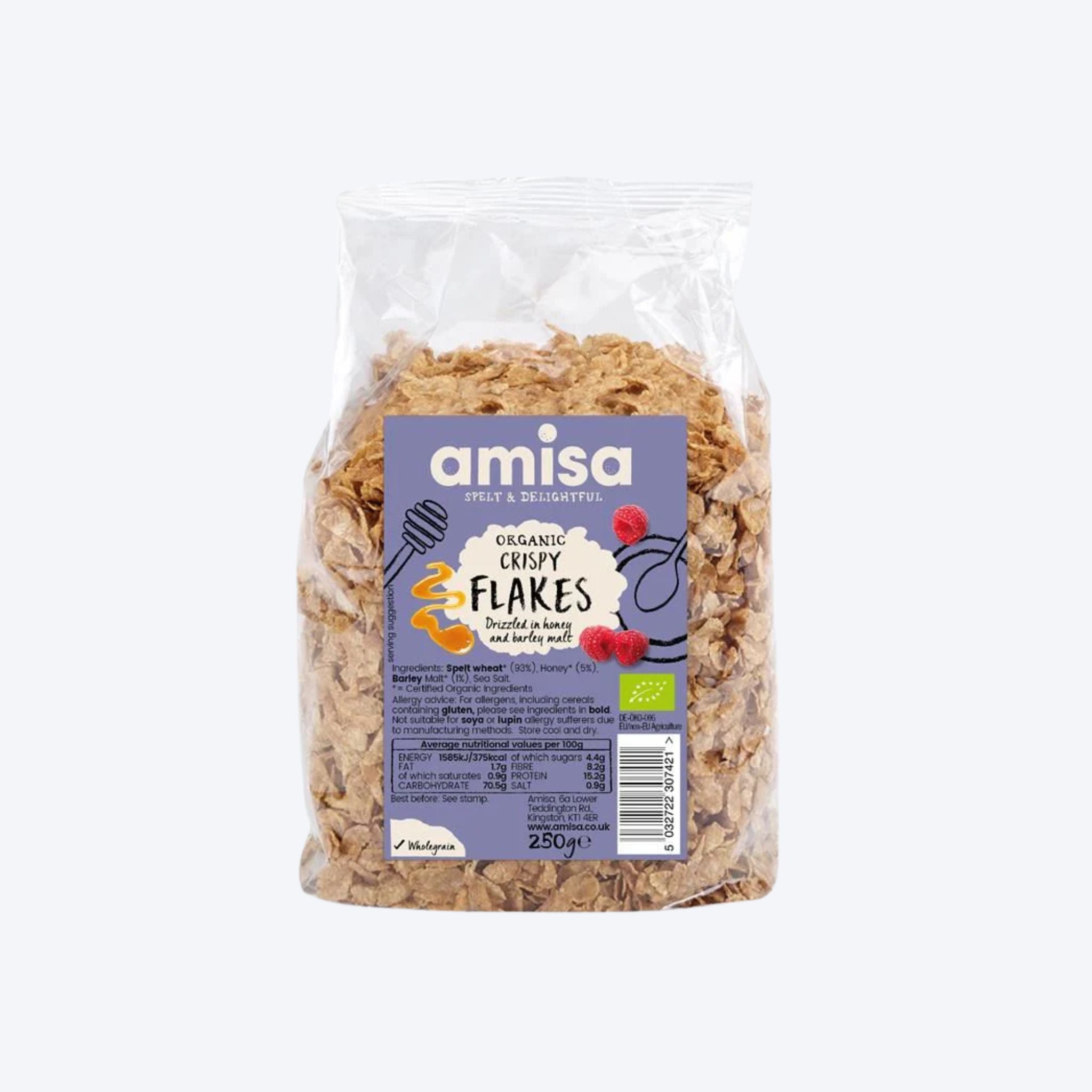 Amisa Organic Crispy Flakes (Wholegrain) 250g