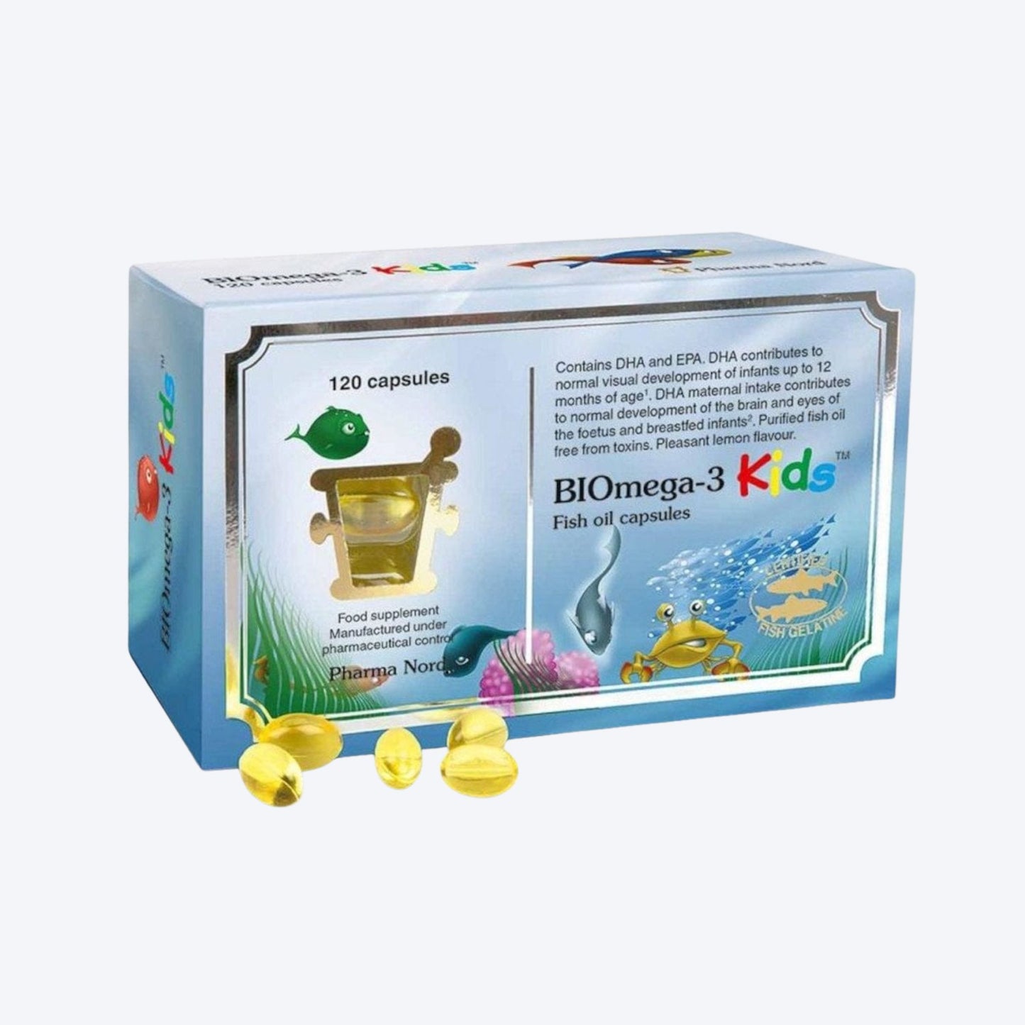 BIOmega-3 Kids Fish Oil Caps x120