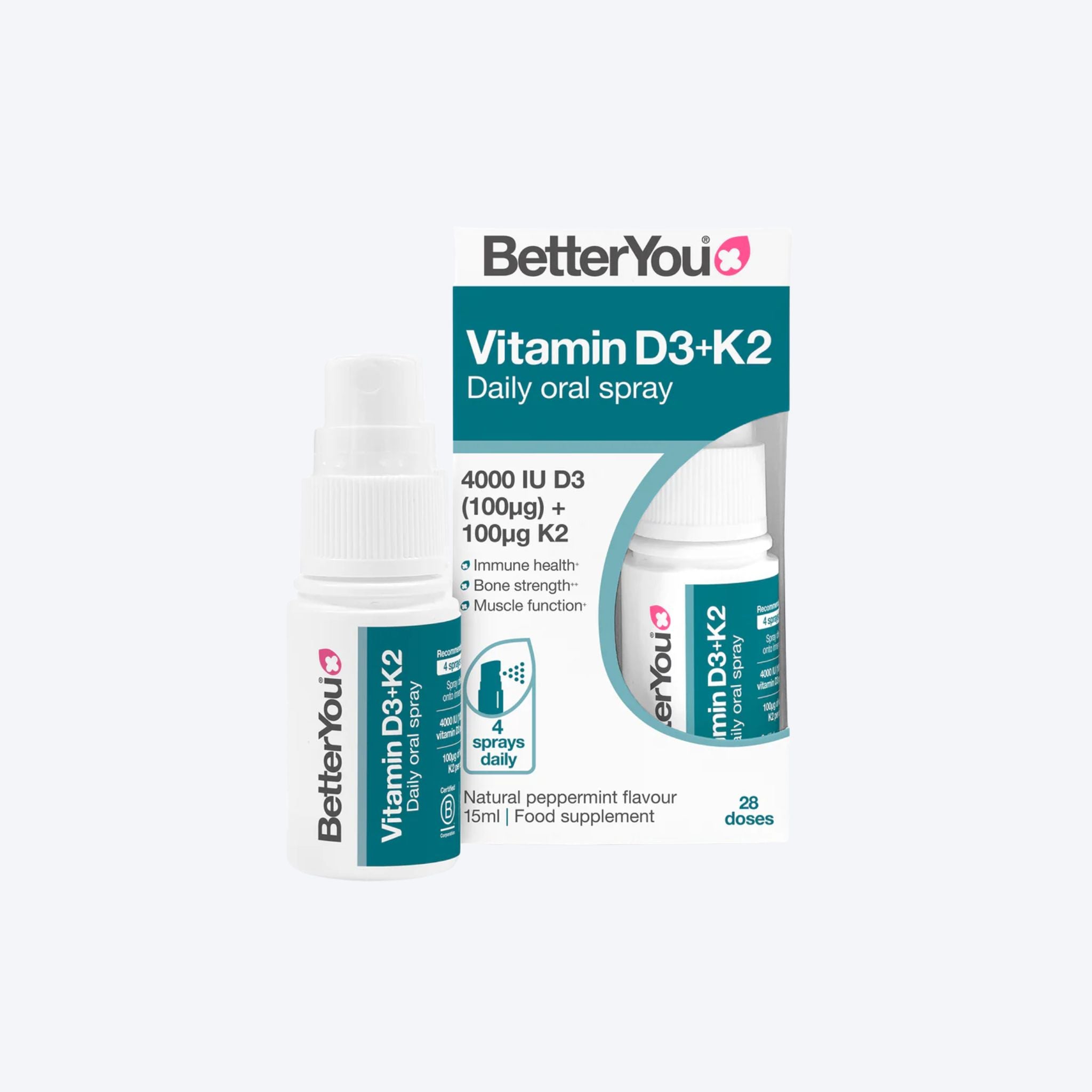 Better You Vitamin D +K2 Spray - 15ml