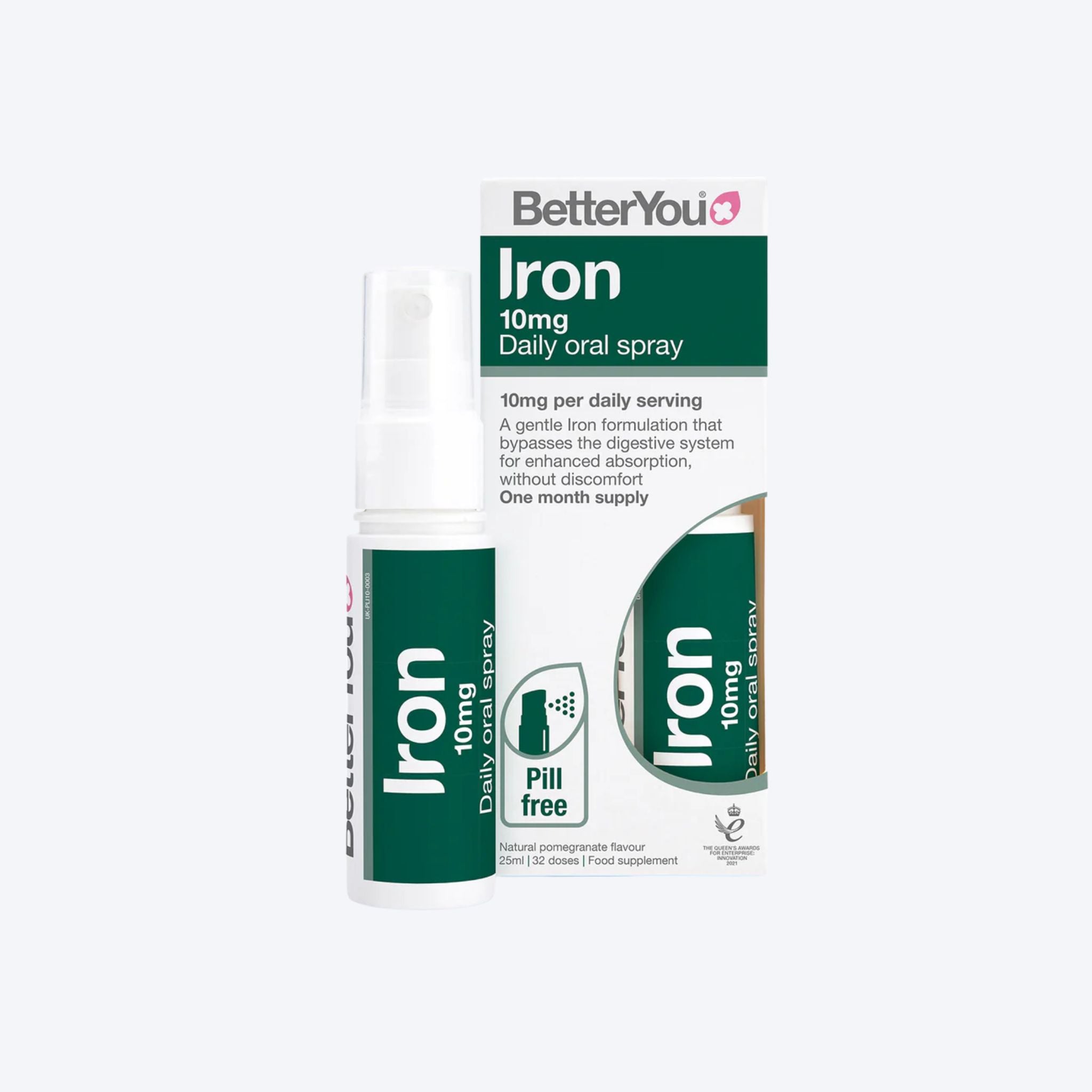 BetterYou Iron Daily Oral Spray 10mg
