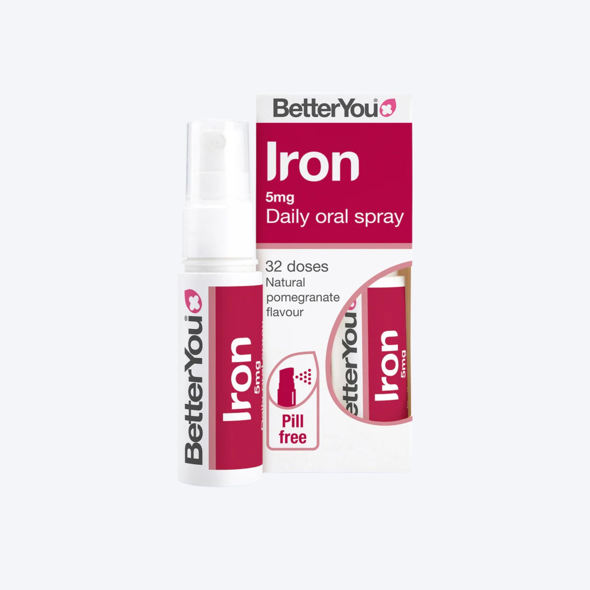 BetterYou Iron Daily Oral Spray 5mg