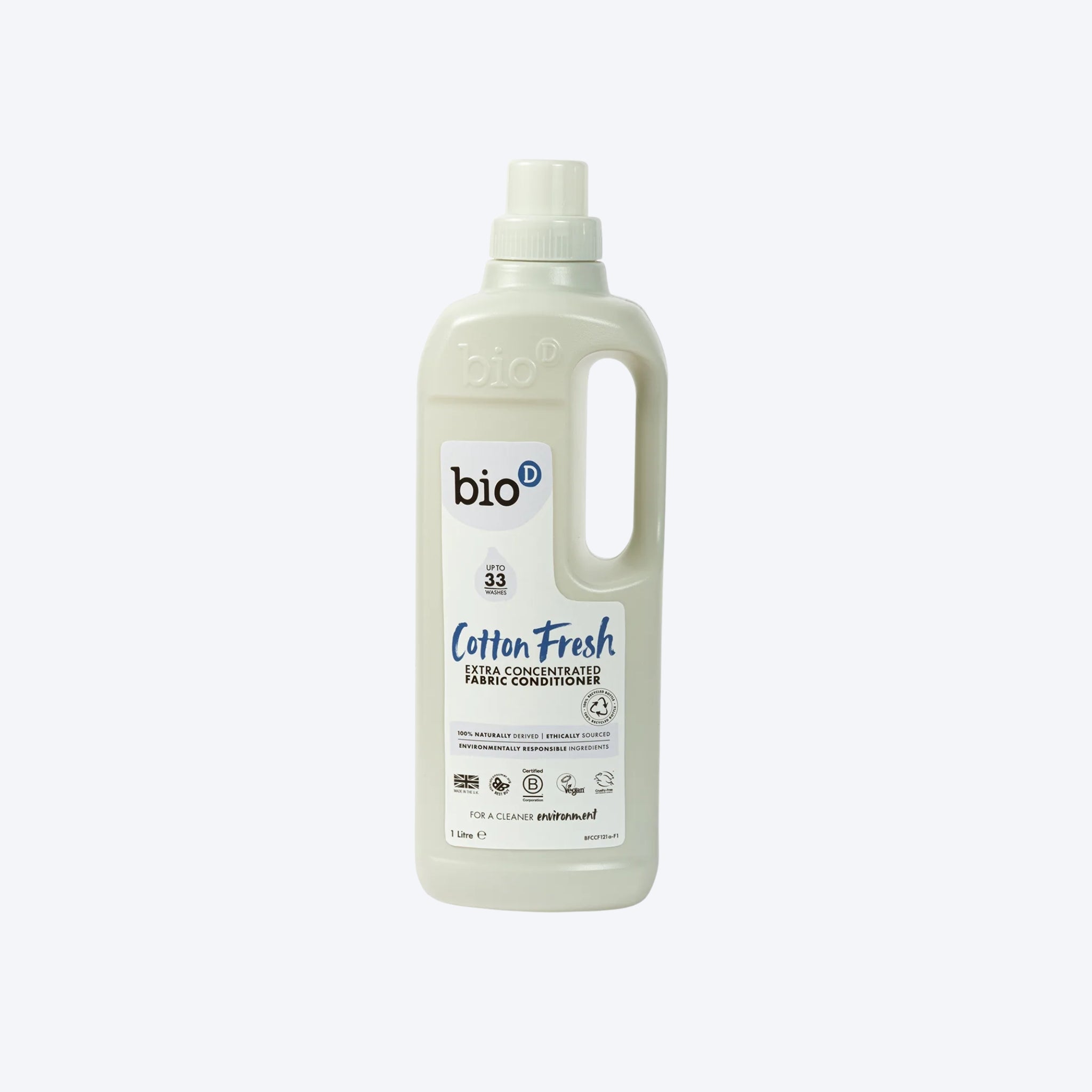 Bio-D Fabric Conditioner Cotton Fresh 1L Non Bio