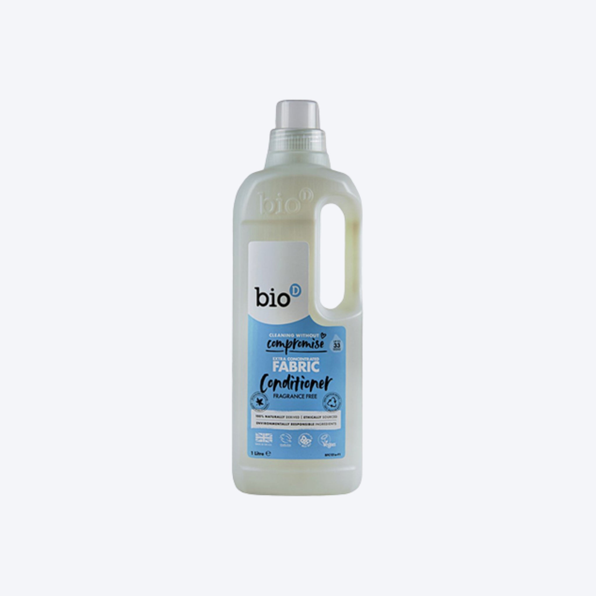 Bio-D Fabric Conditioner Fragrance Free 1L Non Bio