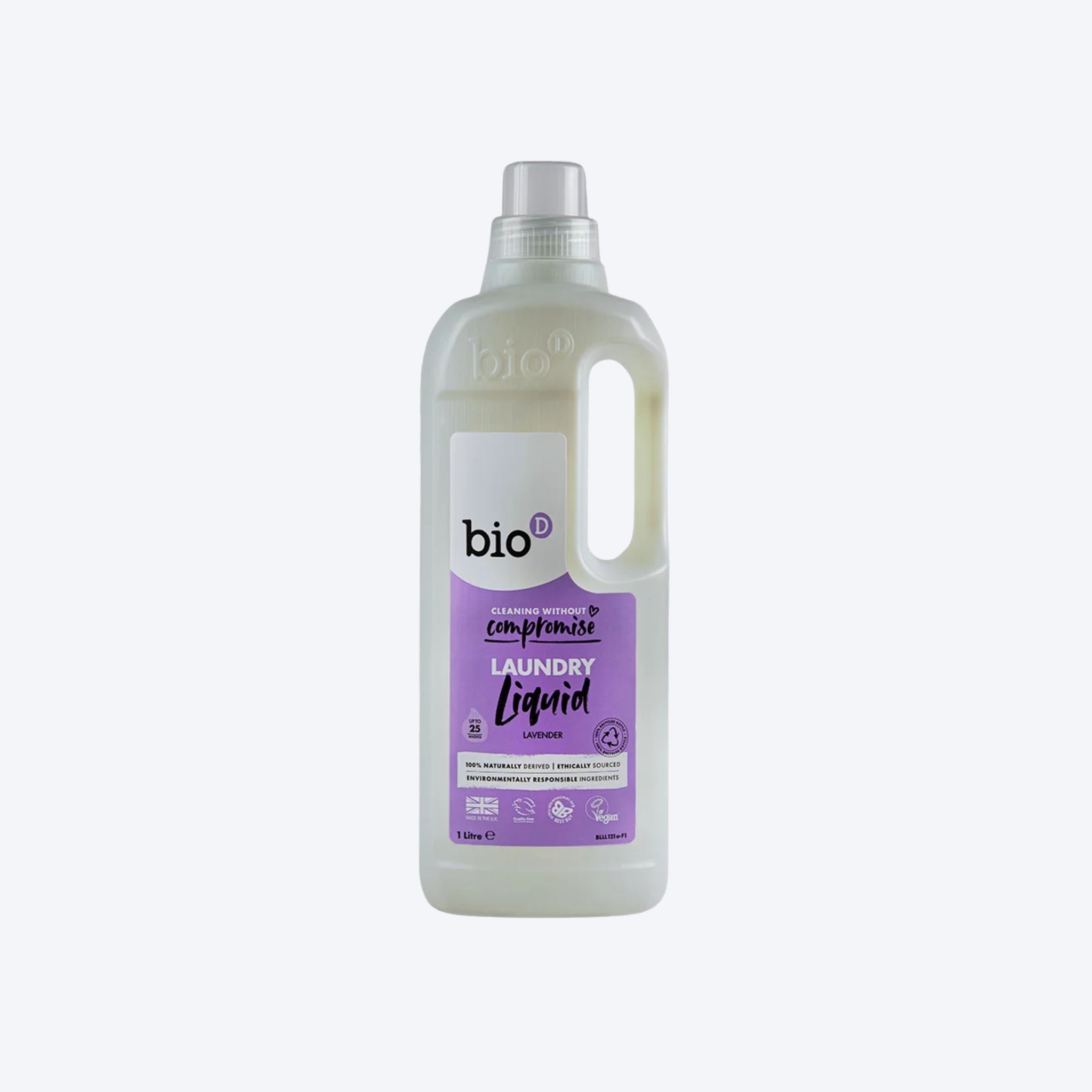 Bio-D Laundry Liquid Lanvender 1L Non Bio