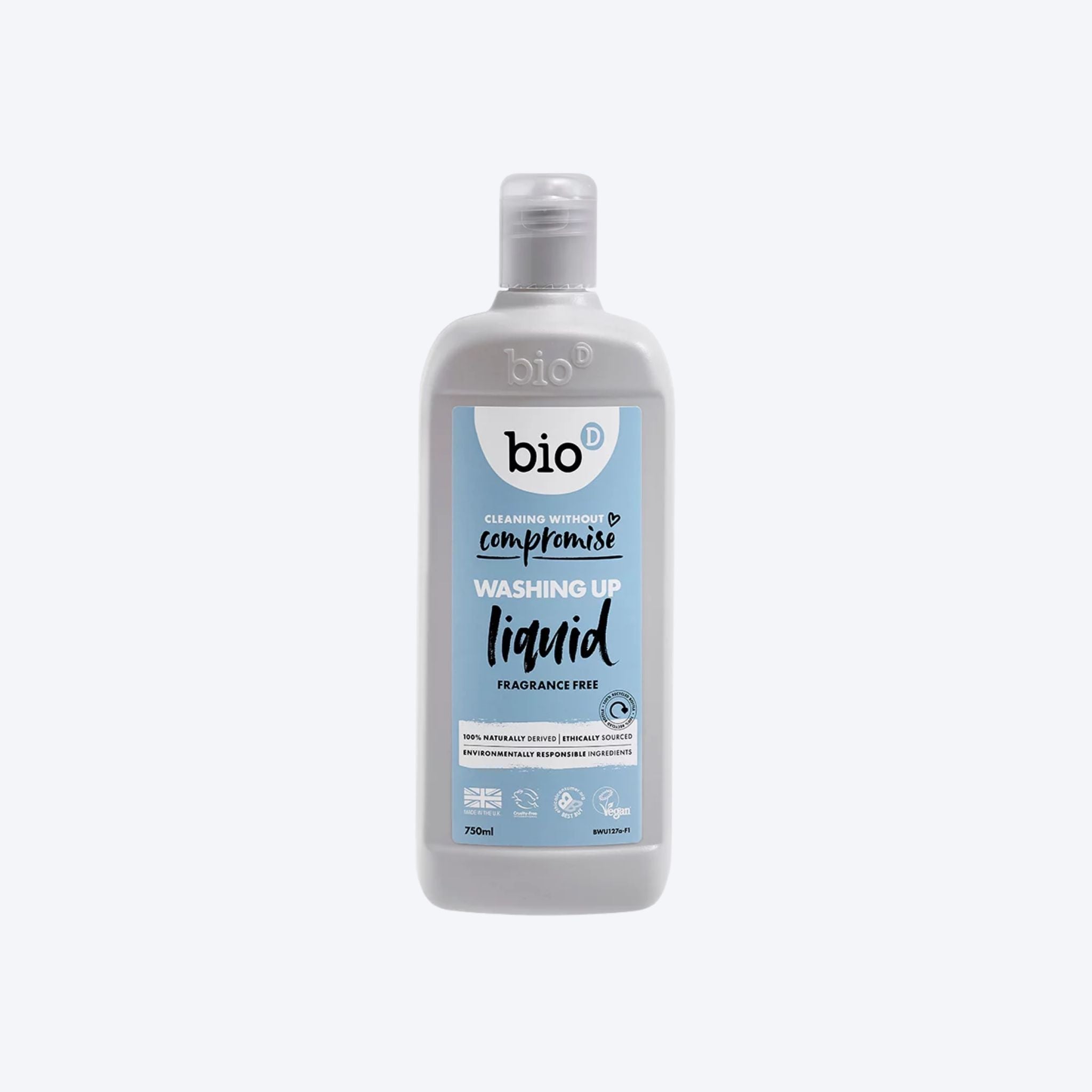 Bio-D Washing Up Liquid 750ml Fragrance Free