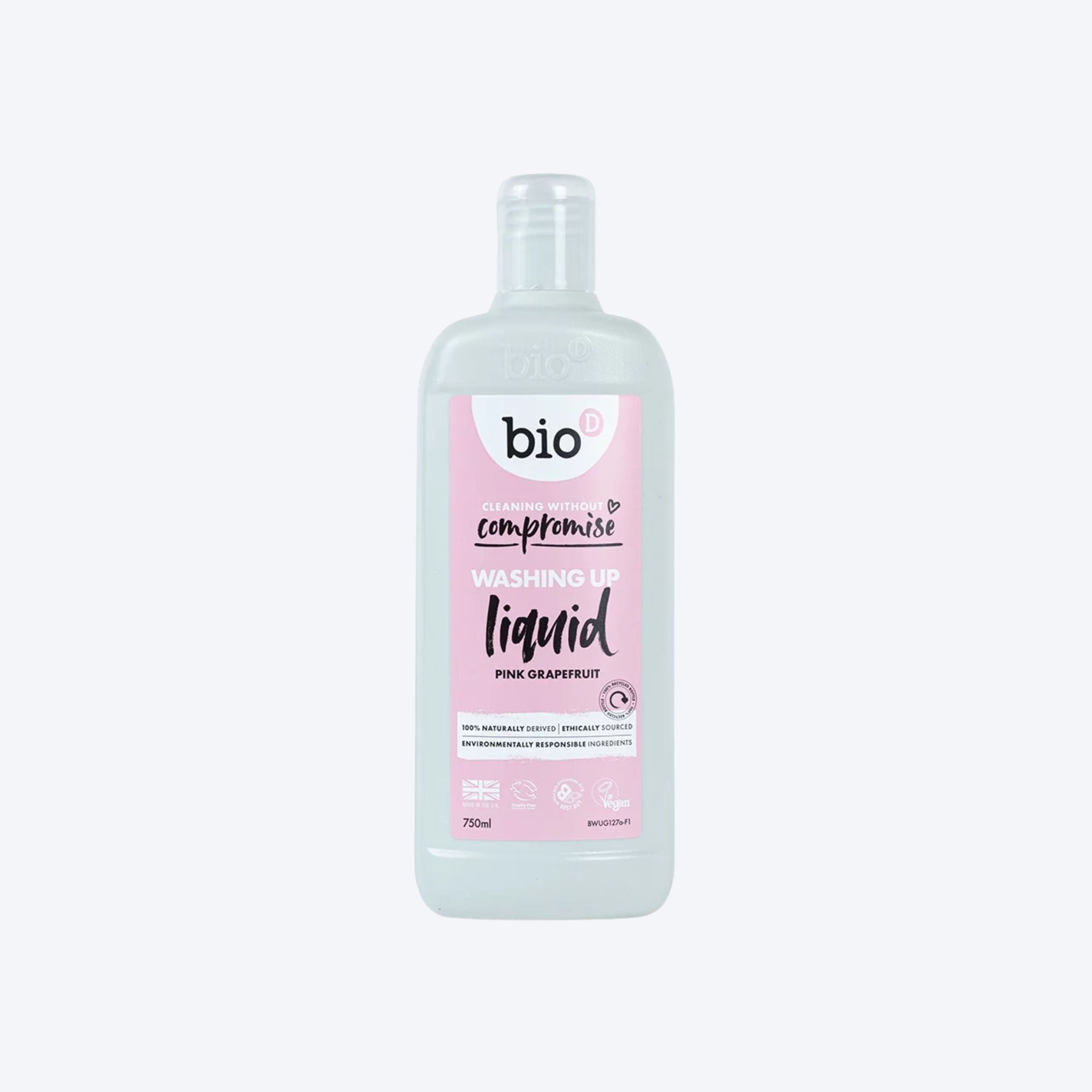 Bio-D Washing Up Liquid 750ml Pink Grapefruit