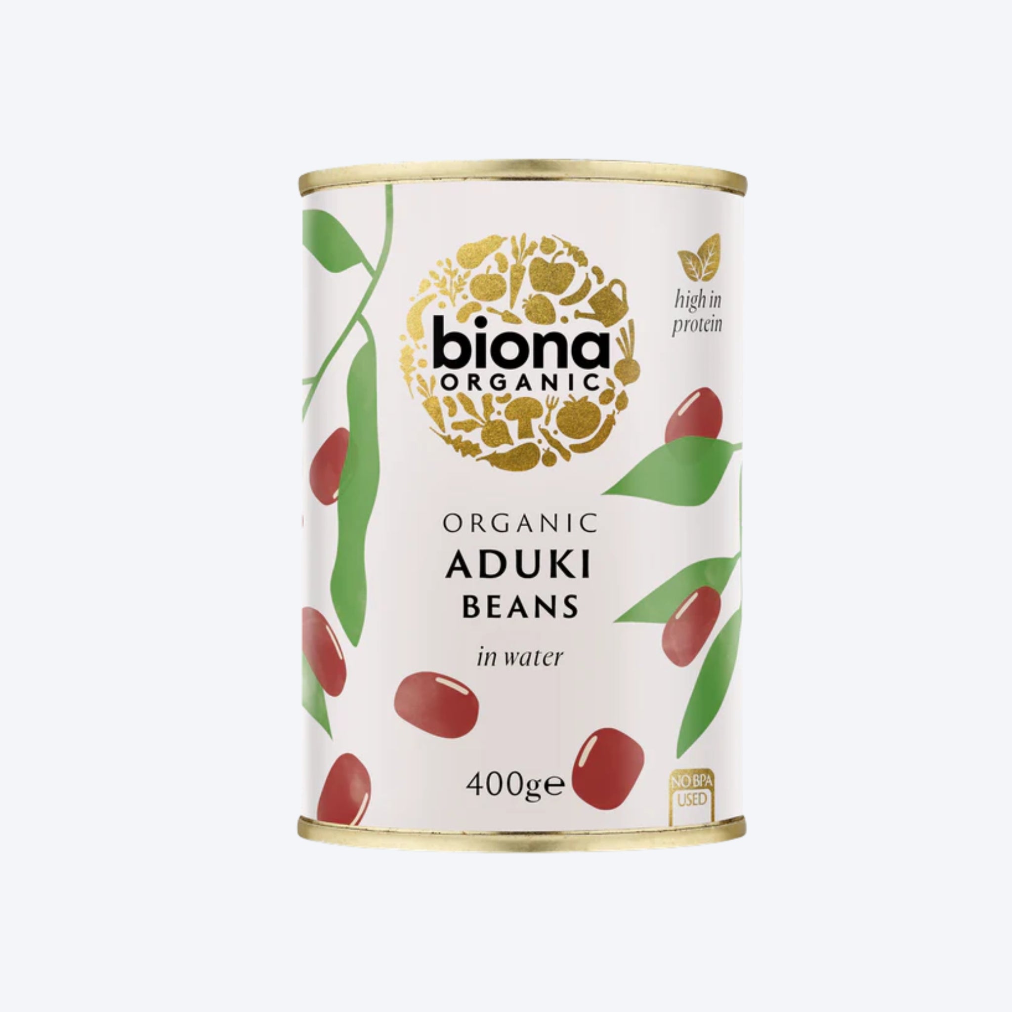 Biona Organic Aduki Beans In Water 400g