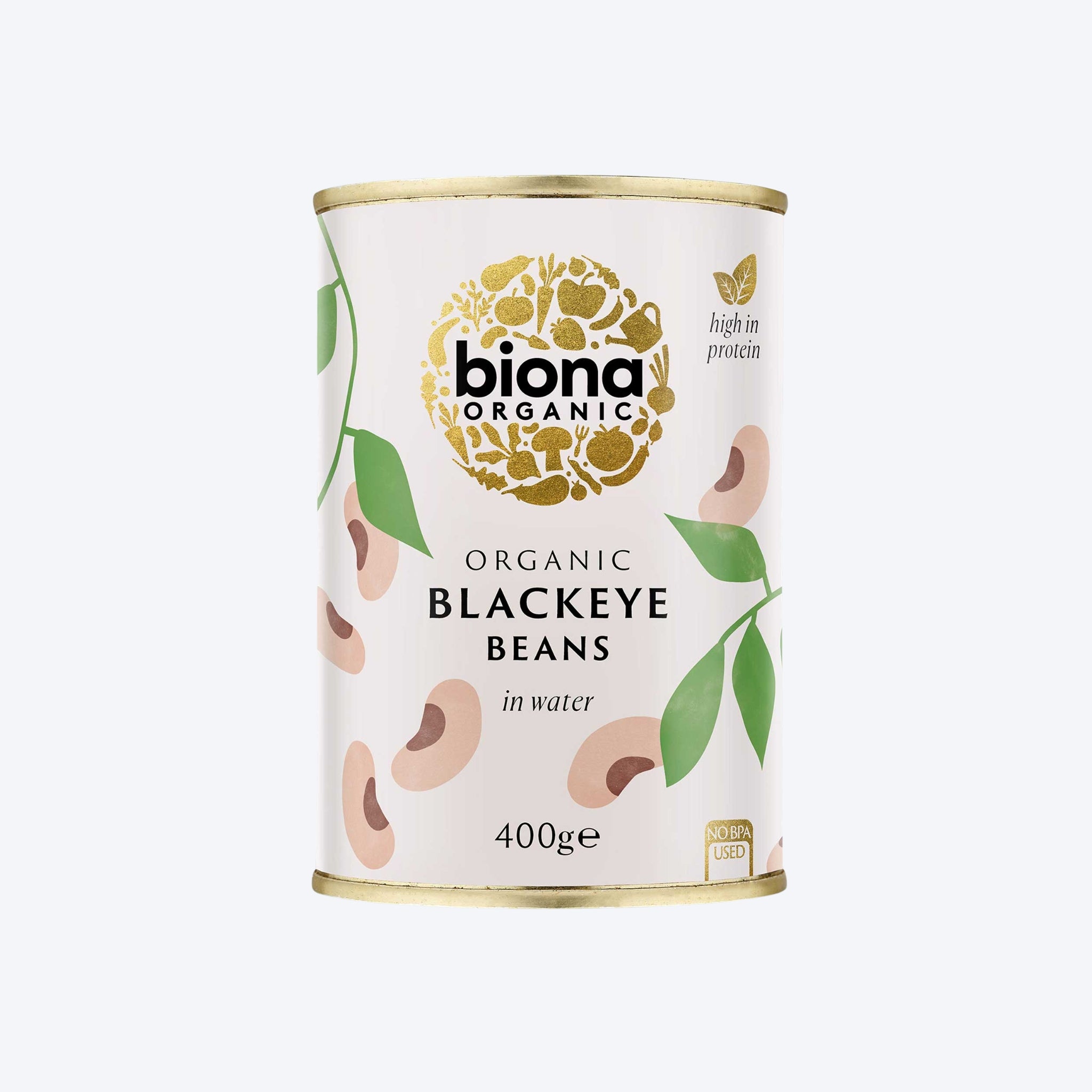 Biona Organic Blackeye Beans in Water 400g