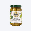 Biona Organic Greek Queen Olives With Garlic 370g