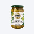 Biona Organic Greek Queen Olives With Jalapenos 370g