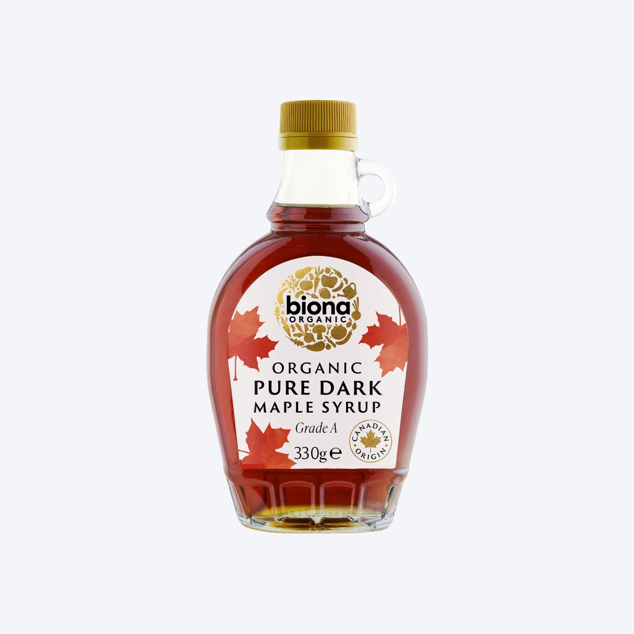 Biona Organic Pure Dark Maple Syrup Grade A 330g