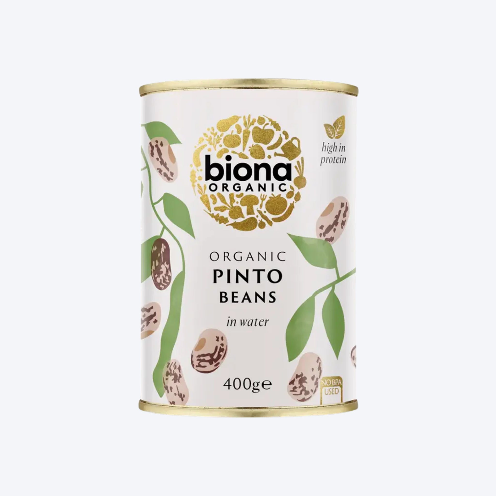 Biona Organic Tinned Pinto Beans In Water 400g