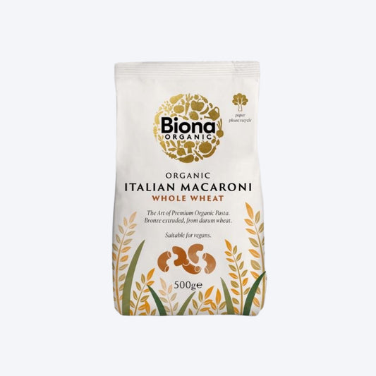 Biona Wholewheat Italian pasta 500g