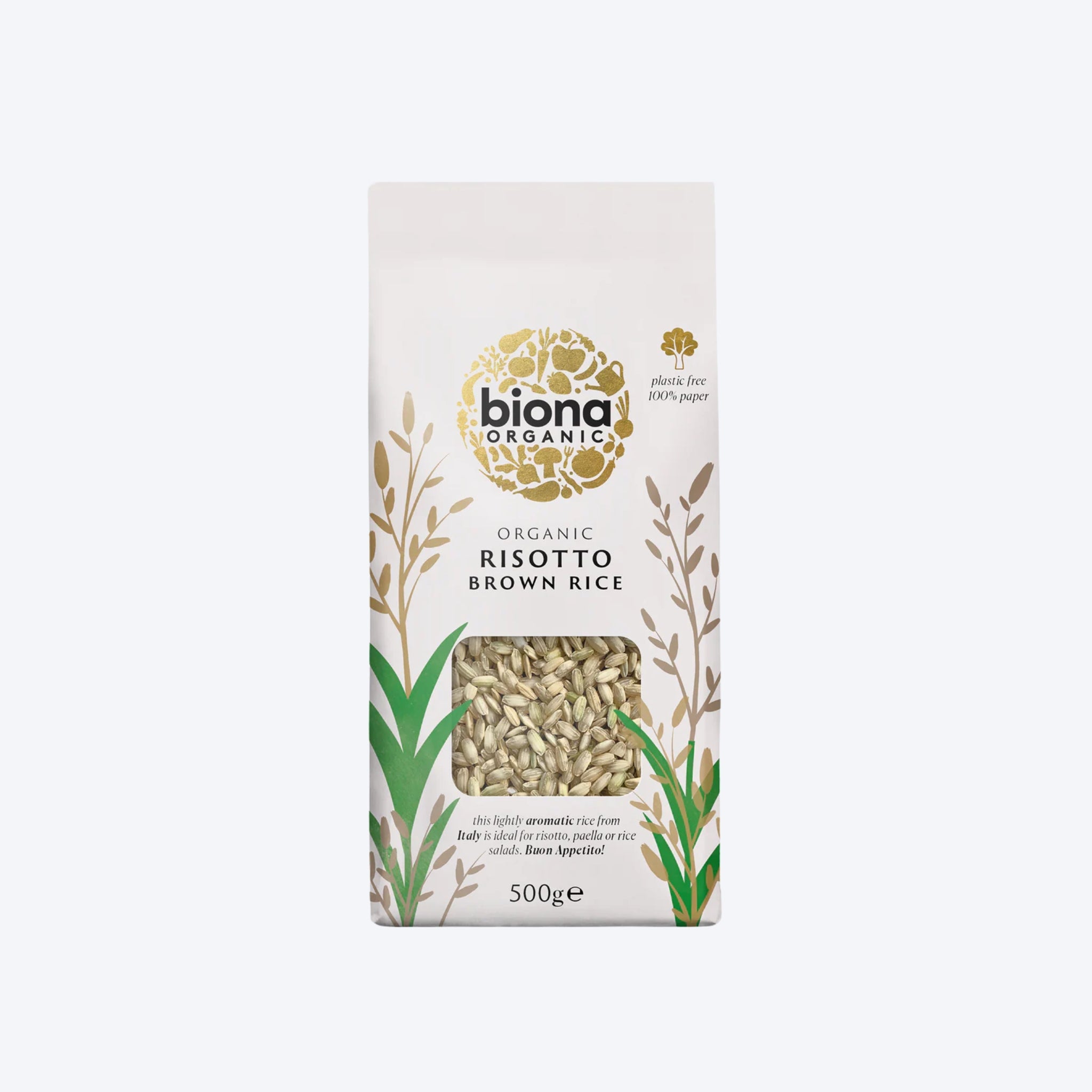 Biona Organic Brown Risotto Rice 500g