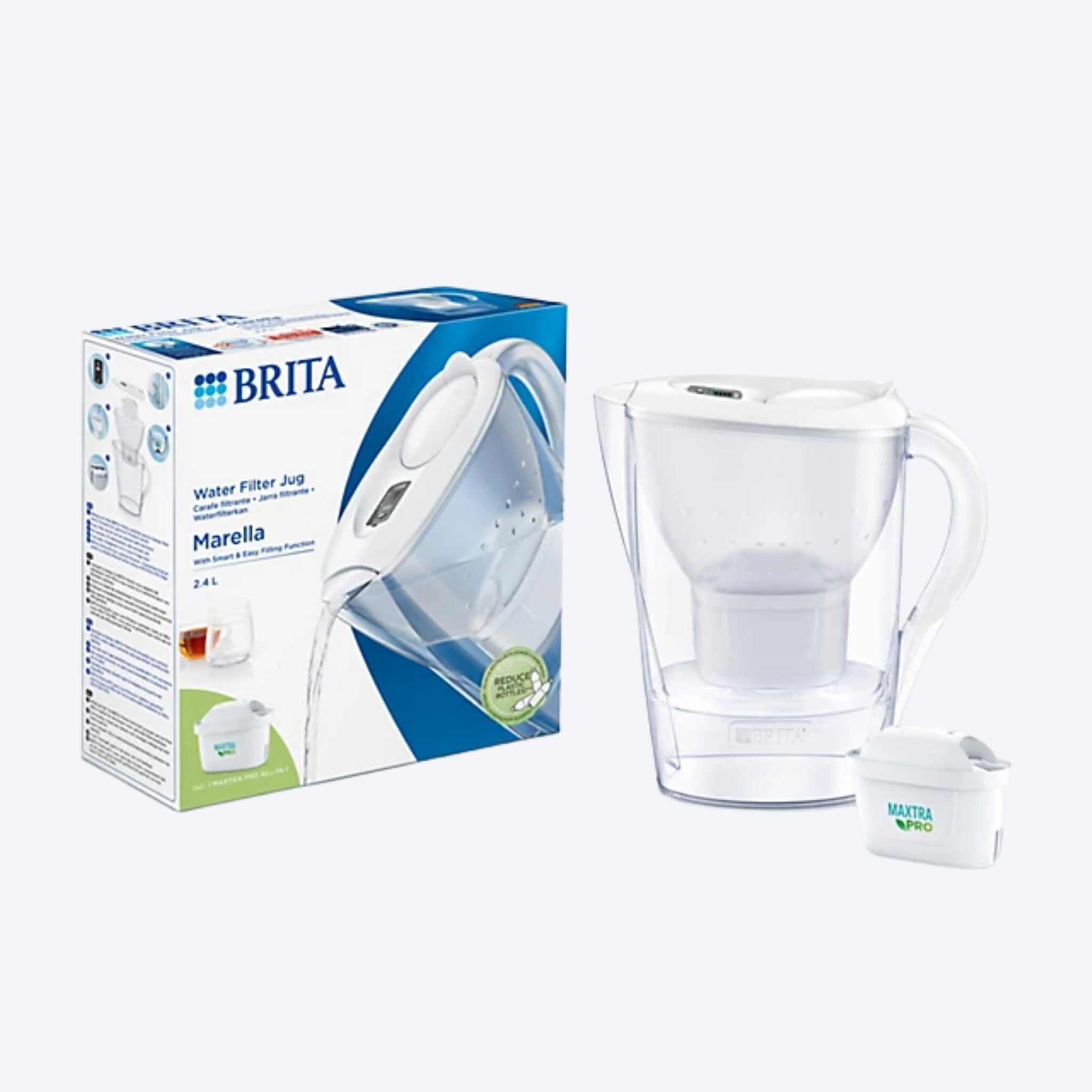 Brita Water Filter Jug Marella 2.4L