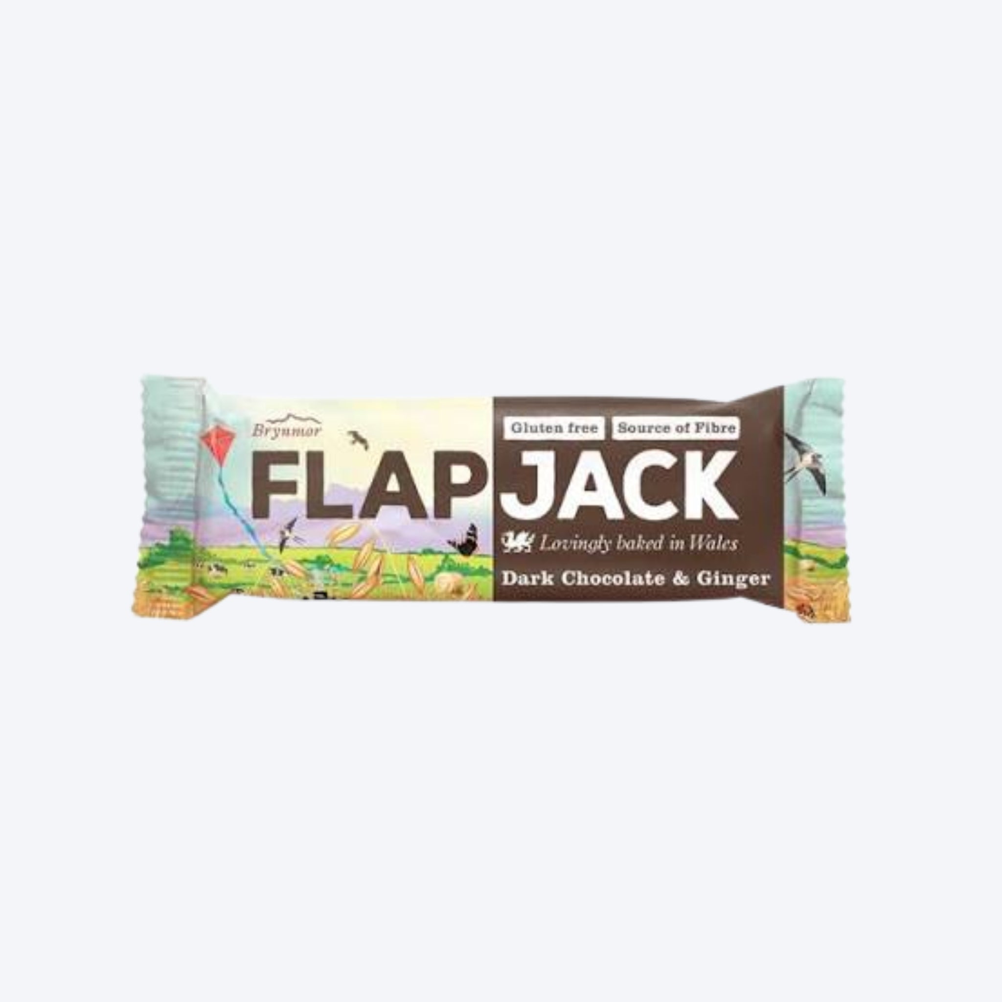 Brynmor Dark Chocolate and Ginger Flapjack