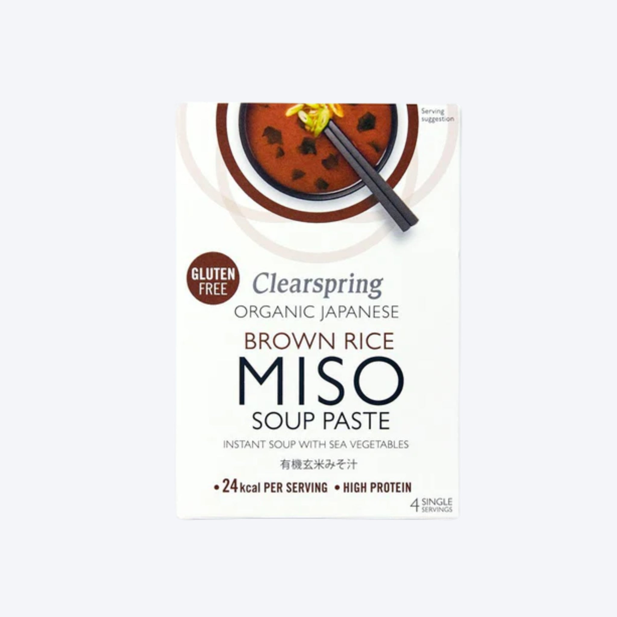 Clearspring Organic Japanese Brown Rice Miso Soup Paste x4 Servings
