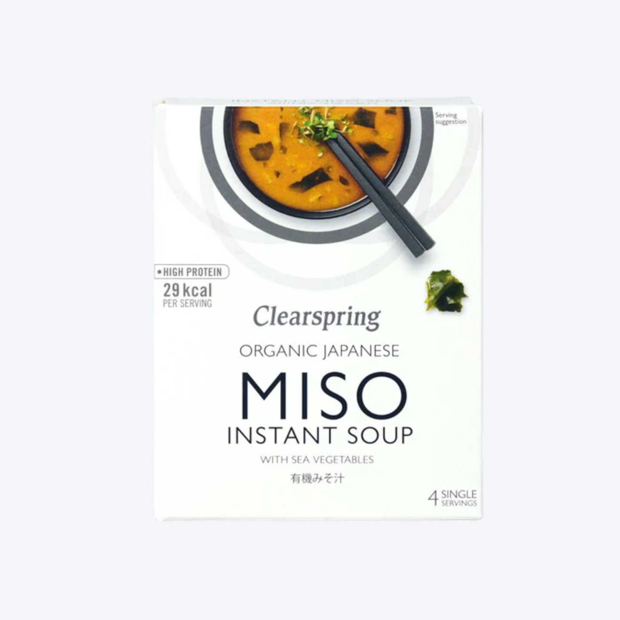 Clearspring Organic Japanese Instant Miso Soup x4 32g