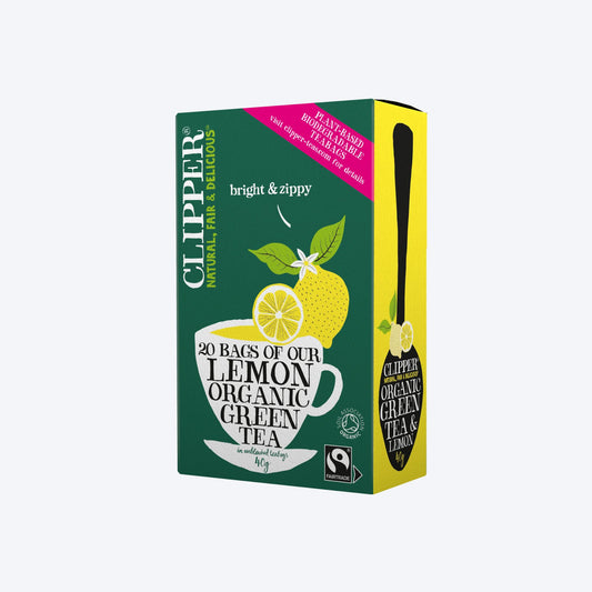 Clipper Teas Organic Green Tea & Lemon x20 bags