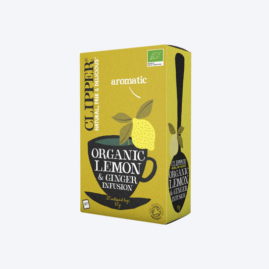 Clipper Teas Organic Lemon & Ginger Infusion Tea