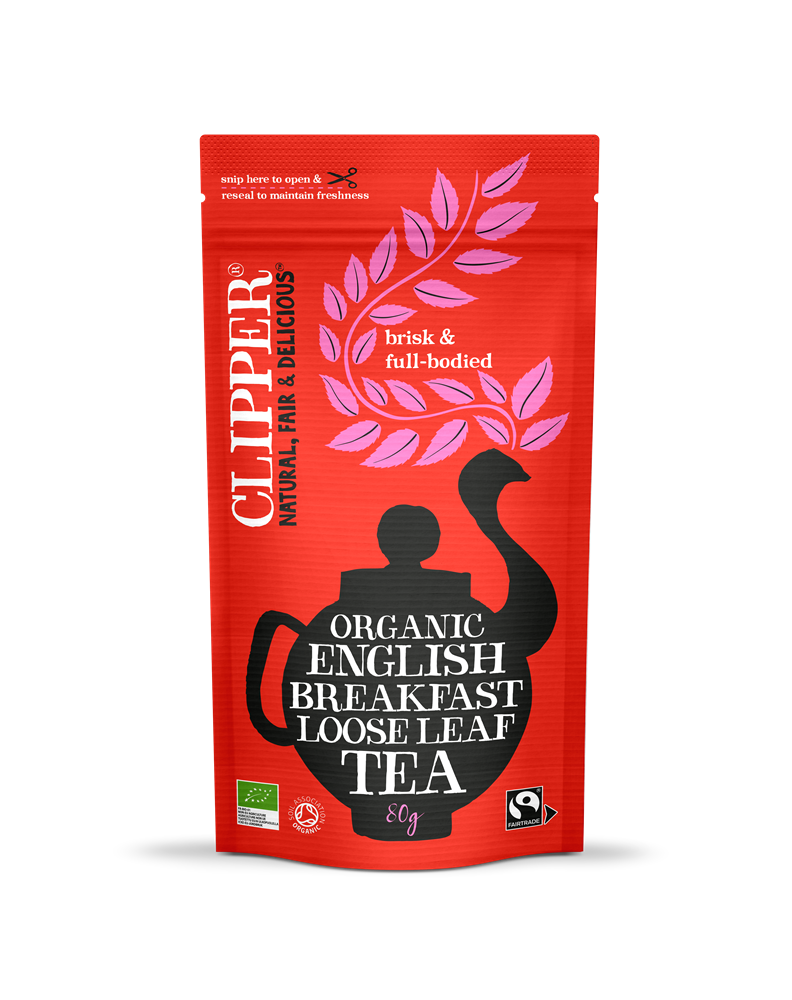 Clipper Teas Loose Leaf English Breakfast Tea 80g
