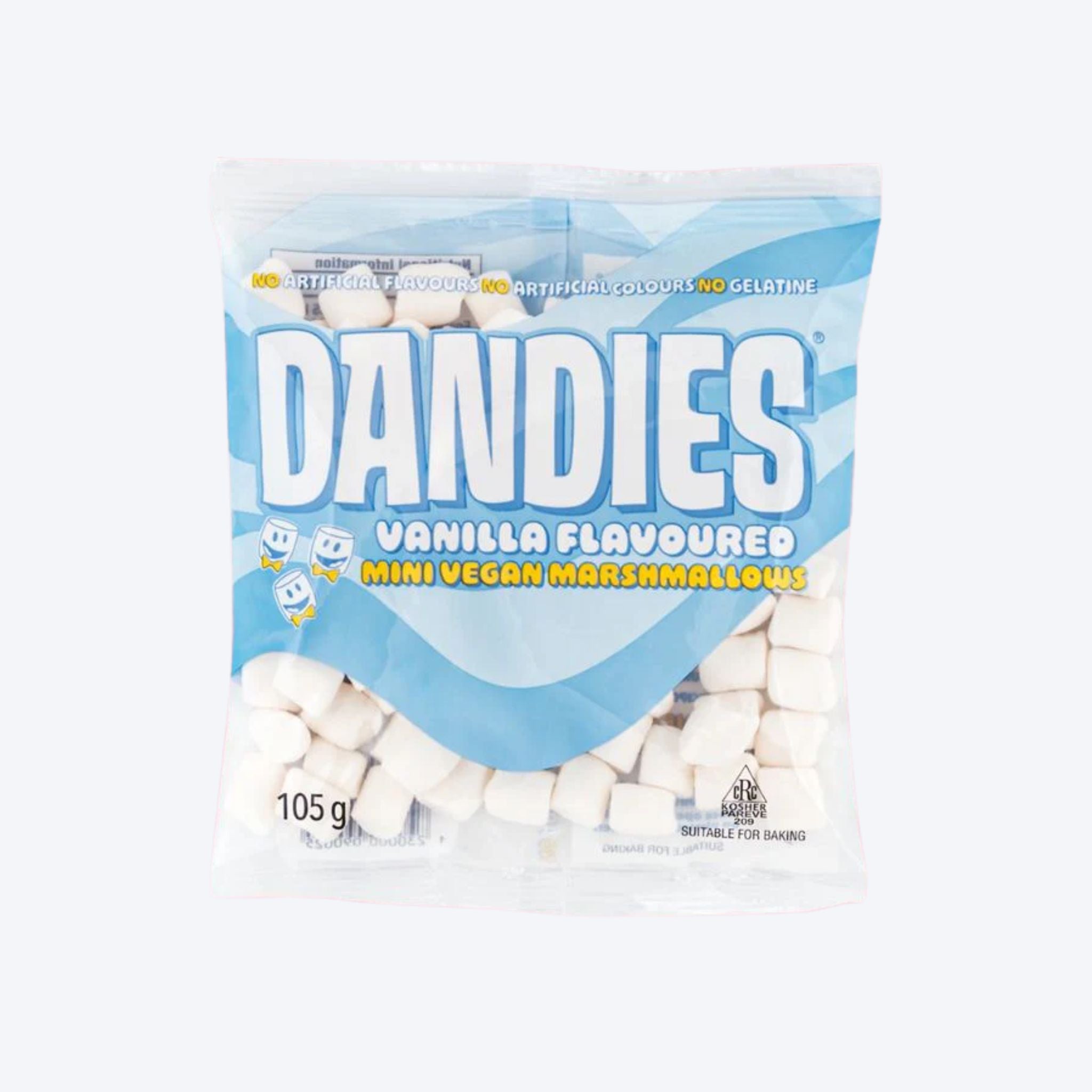 Dandies Vanilla Flavoured Mini Marshmallows 105g