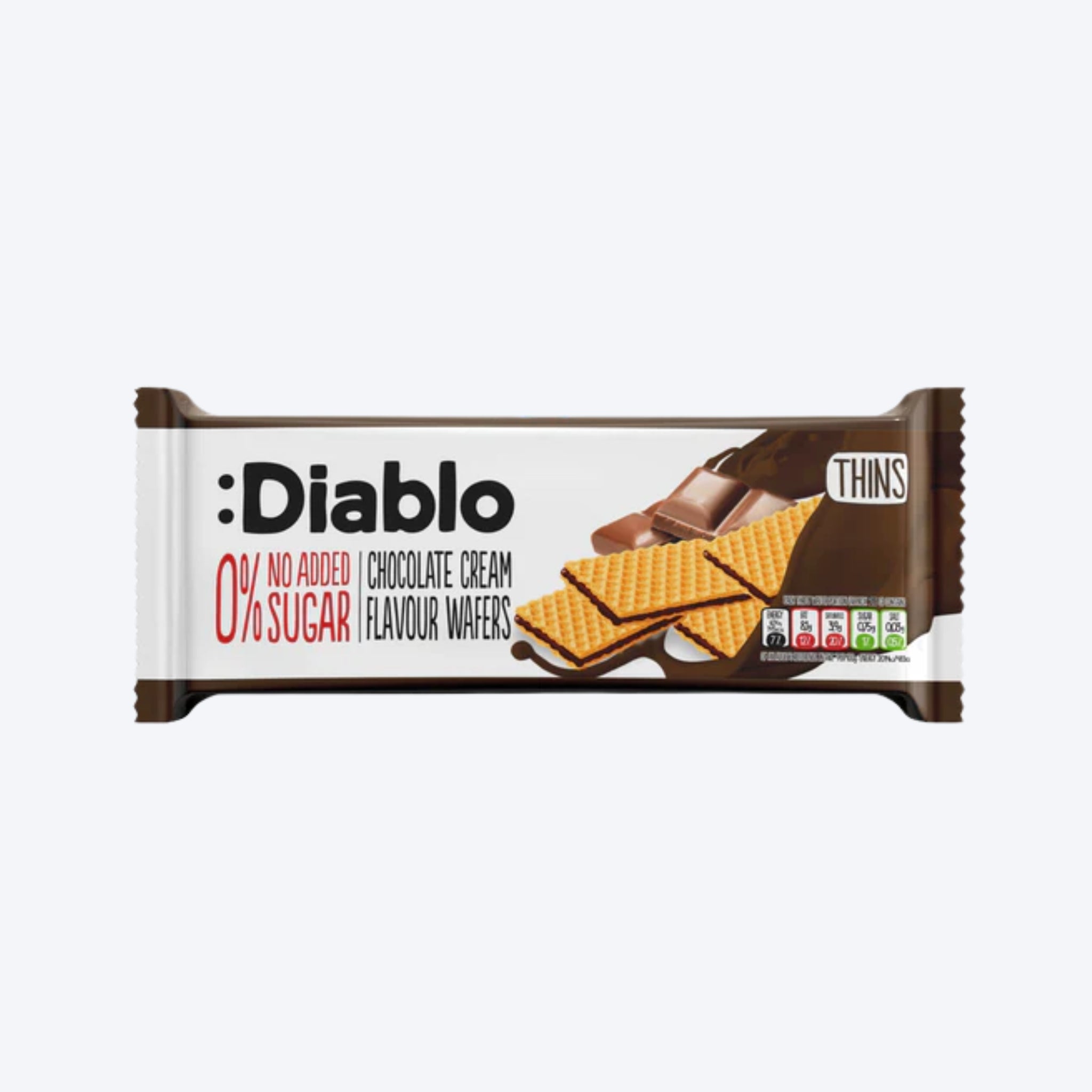 Diablo Sugar Free Chocolate Cream Wafers 160g