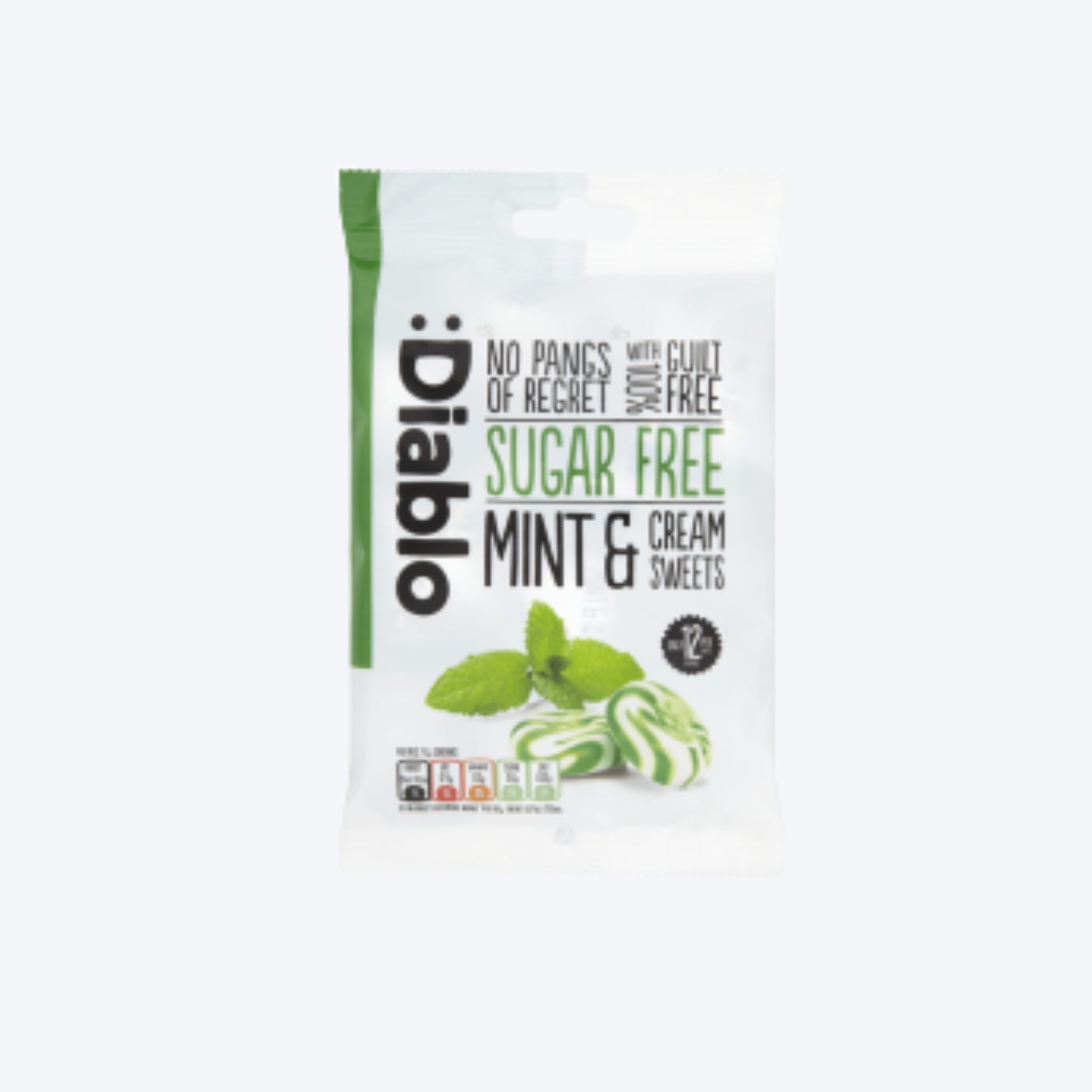 Diablo Sugar Free Mint & Cream Sweets