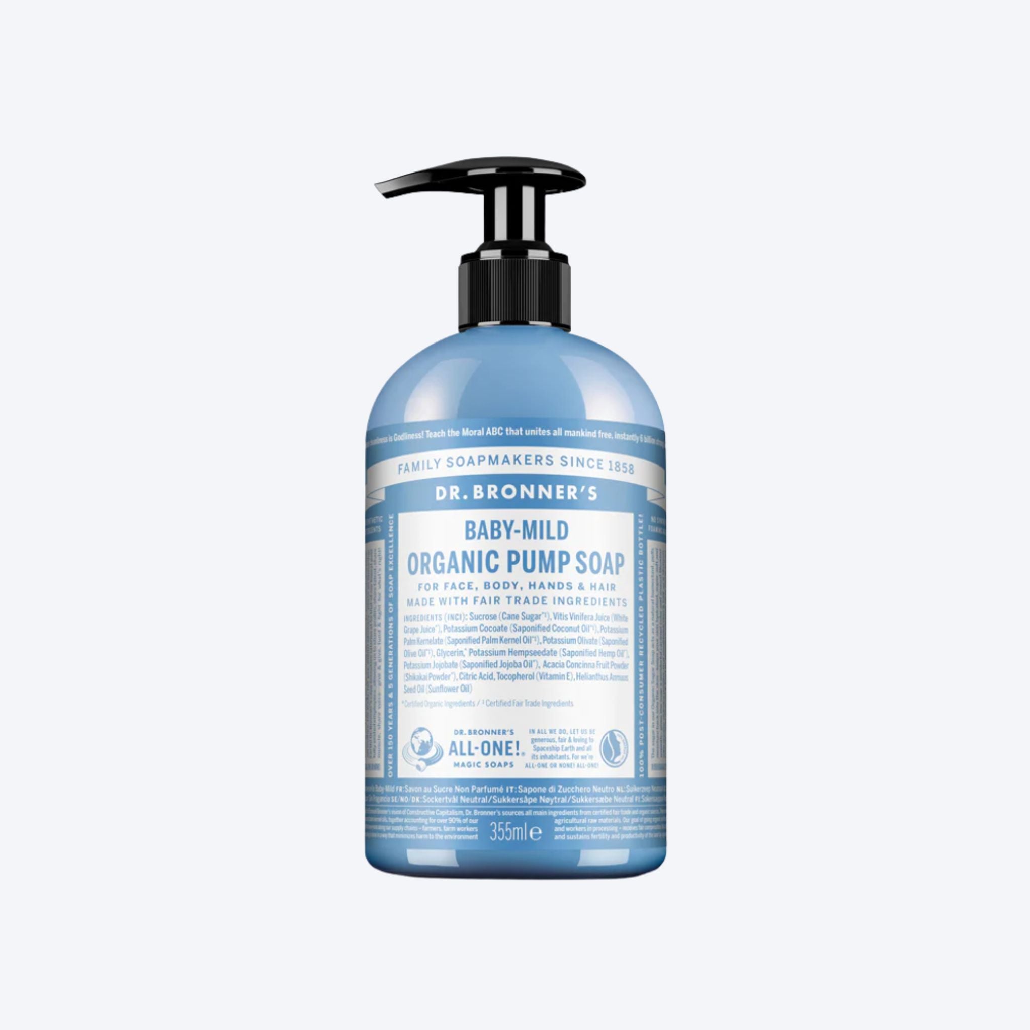 Dr. Bronner's 4-in-1 Baby Mild Organic Pump Soap